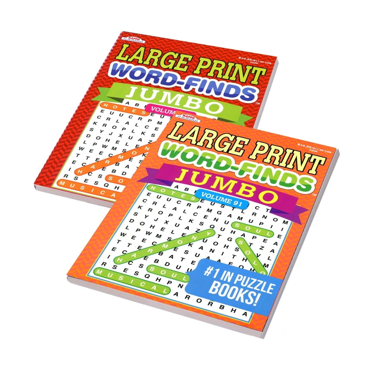 KAPPA Jumbo Large Print Word Finds Puzzle Book For Adults Pack Of 2 Walmart