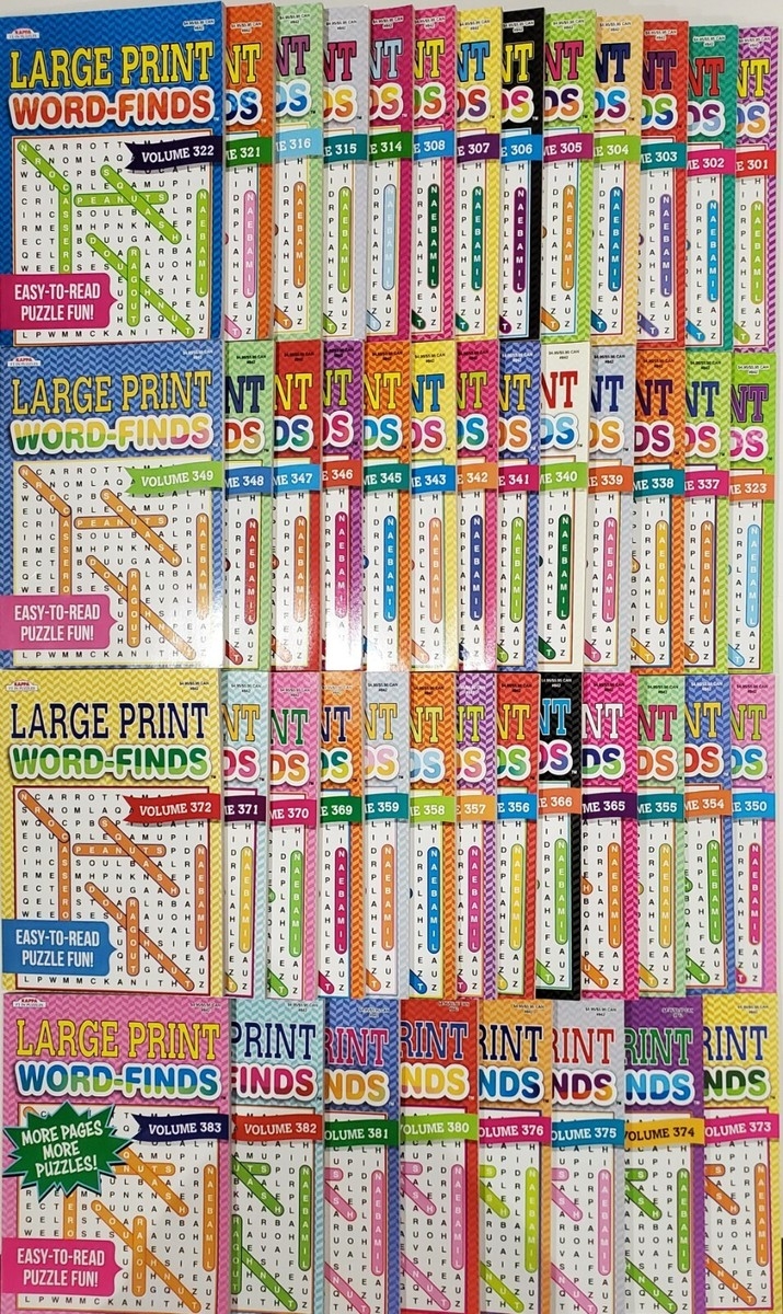 Large Print Word Finds Puzzle Books Kappa Games Search Hunt Pick Up To 50 Vols EBay Large Print Word Finds Puzzle Books Kappa Games Search Hunt Pick Up To 50 Vols EBay