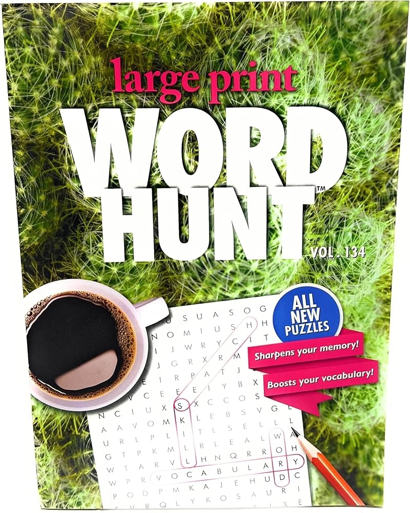 Large Print Word Hunt All New Puzzles Boost Your Vocabulary Sharpen Your Memory Vol 113 Uk 9780369903754 Amazon Books