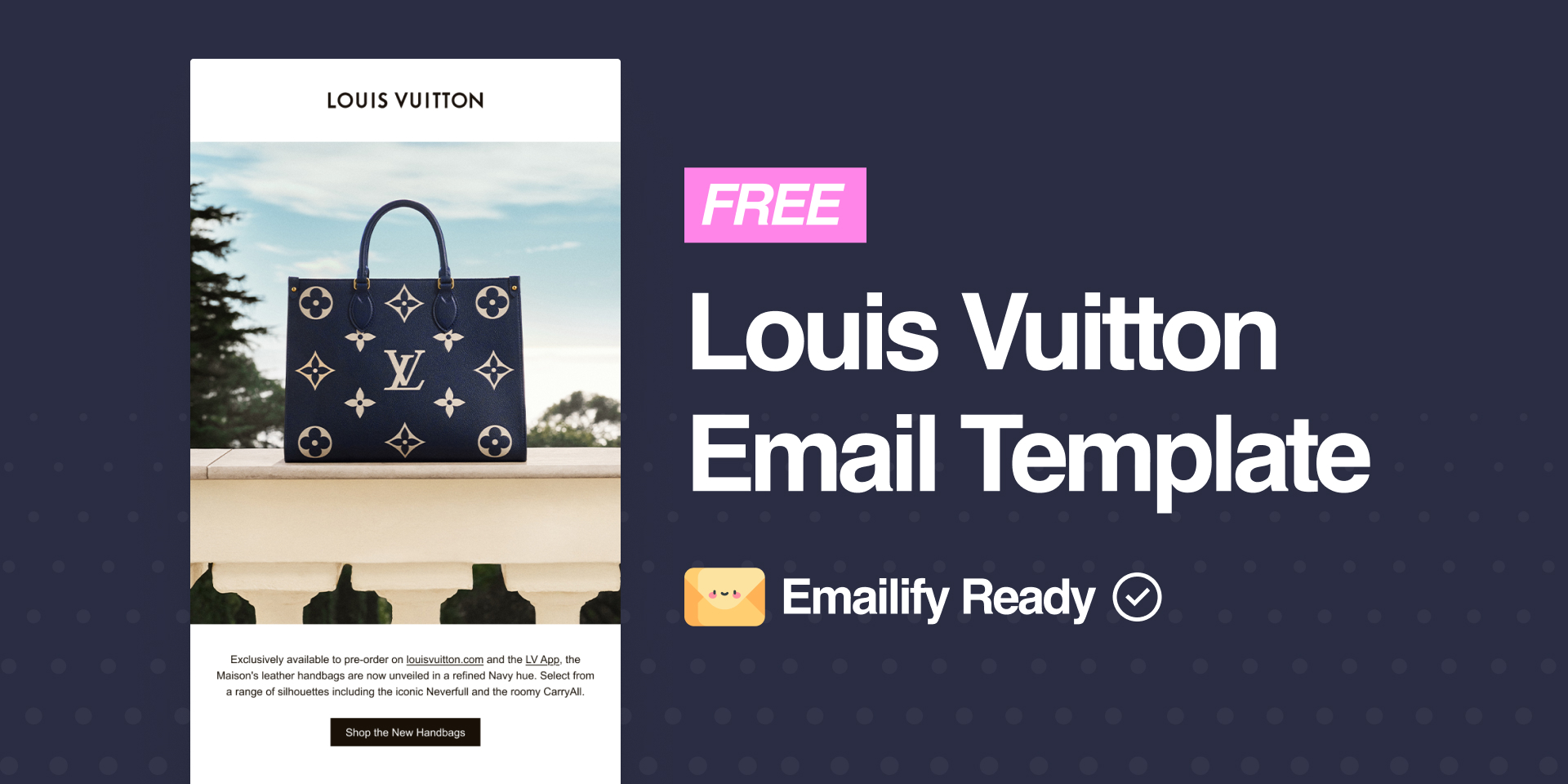Louis Vuitton Emailify Template Figma