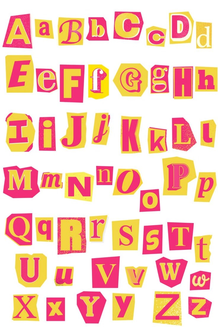 Magazine Letters A Z 