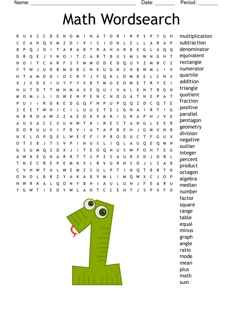 Math Terms Word Search WordMint Math Terms Word Search WordMint