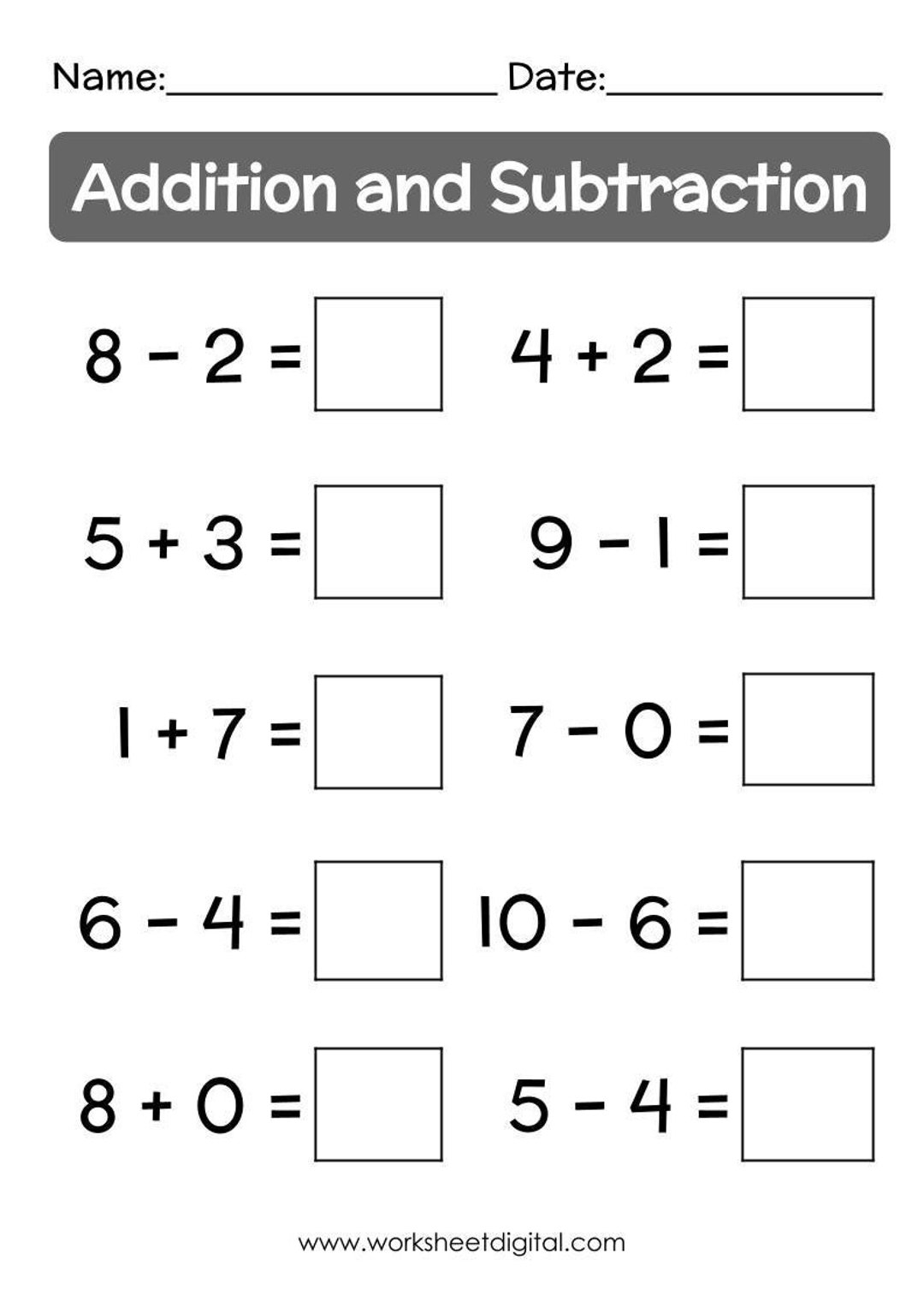 Math Worksheets Addition amp Subtraction Alternating 5 20 Per Page Worksheets Library Math Worksheets Addition amp Subtraction Alternating 5 20 Per Page Worksheets Library