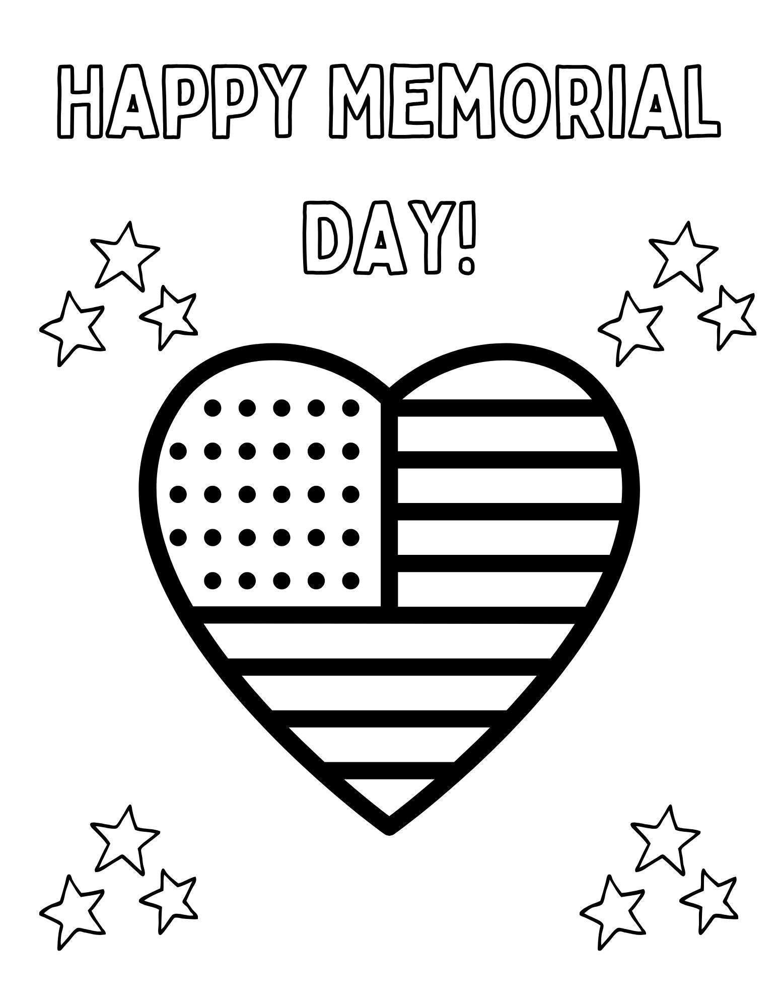 printable memorial day coloring sheets