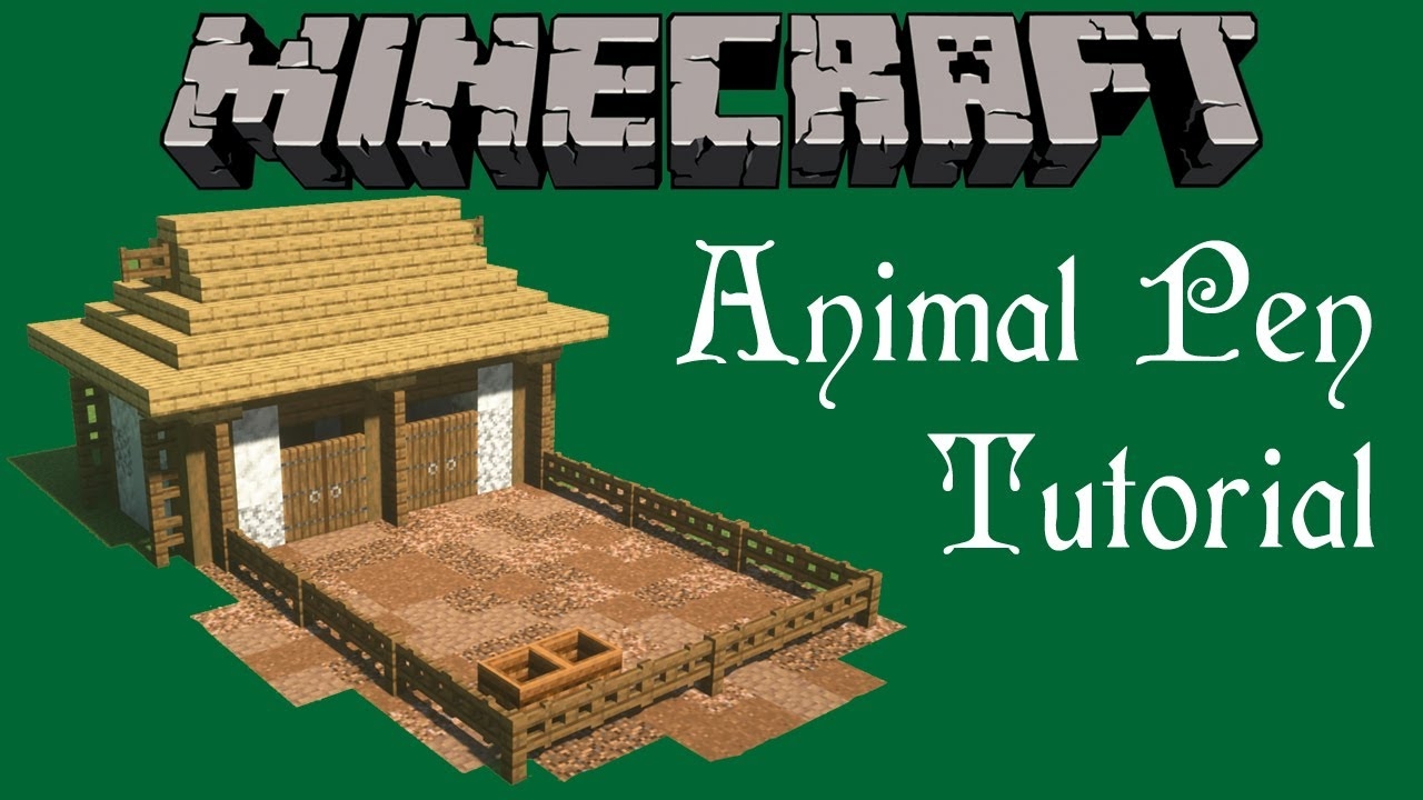 Minecraft Tutorial How To Make A Celtic Animal Pen 0AD YouTube