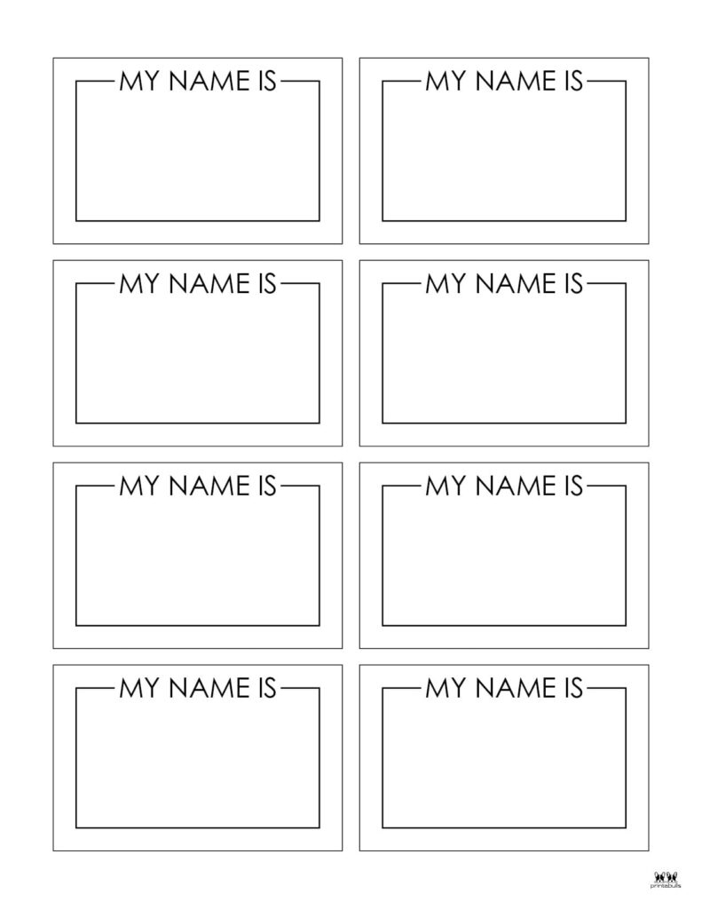 free name plate printable