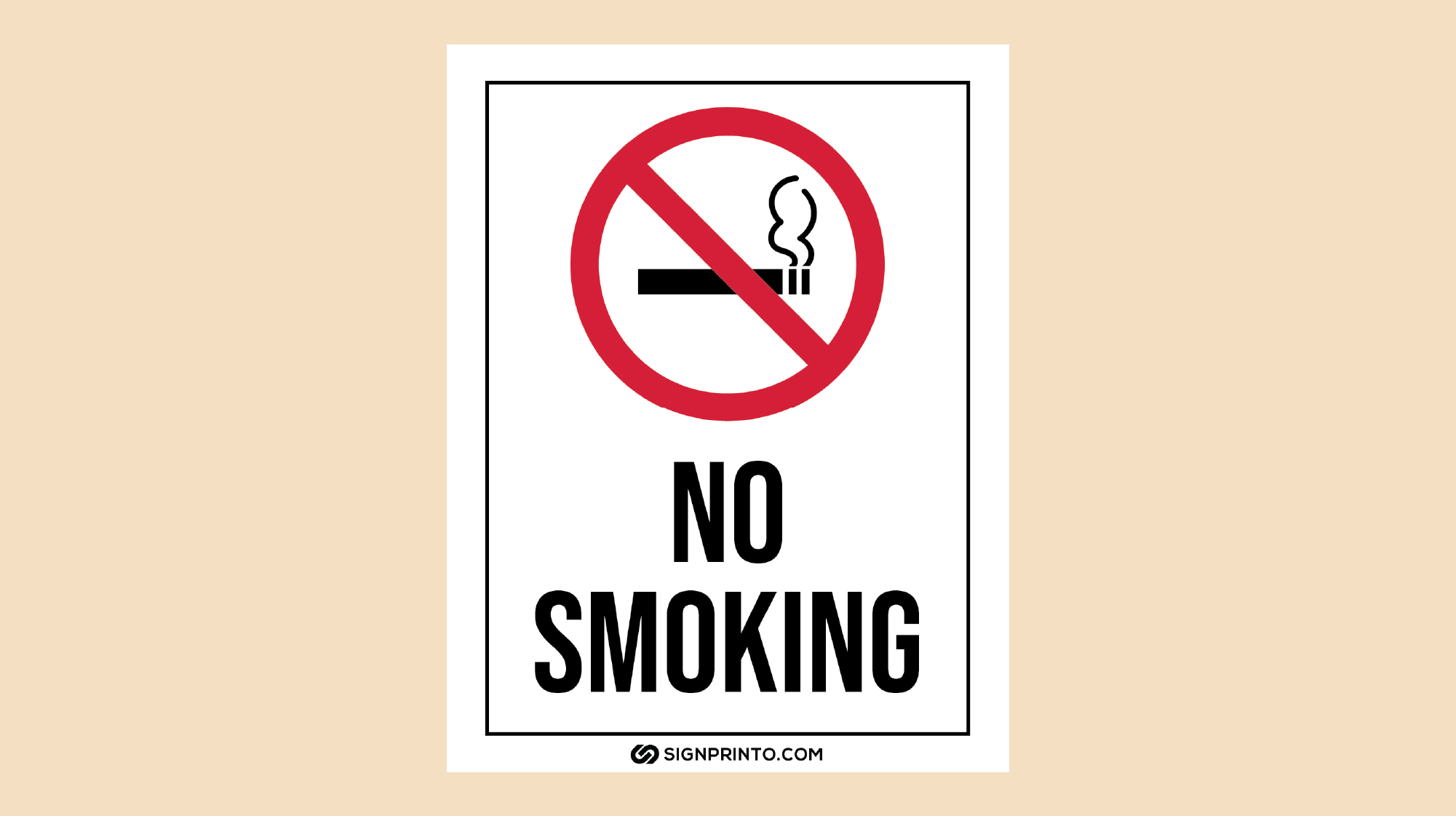 No Smoking Sign Printable