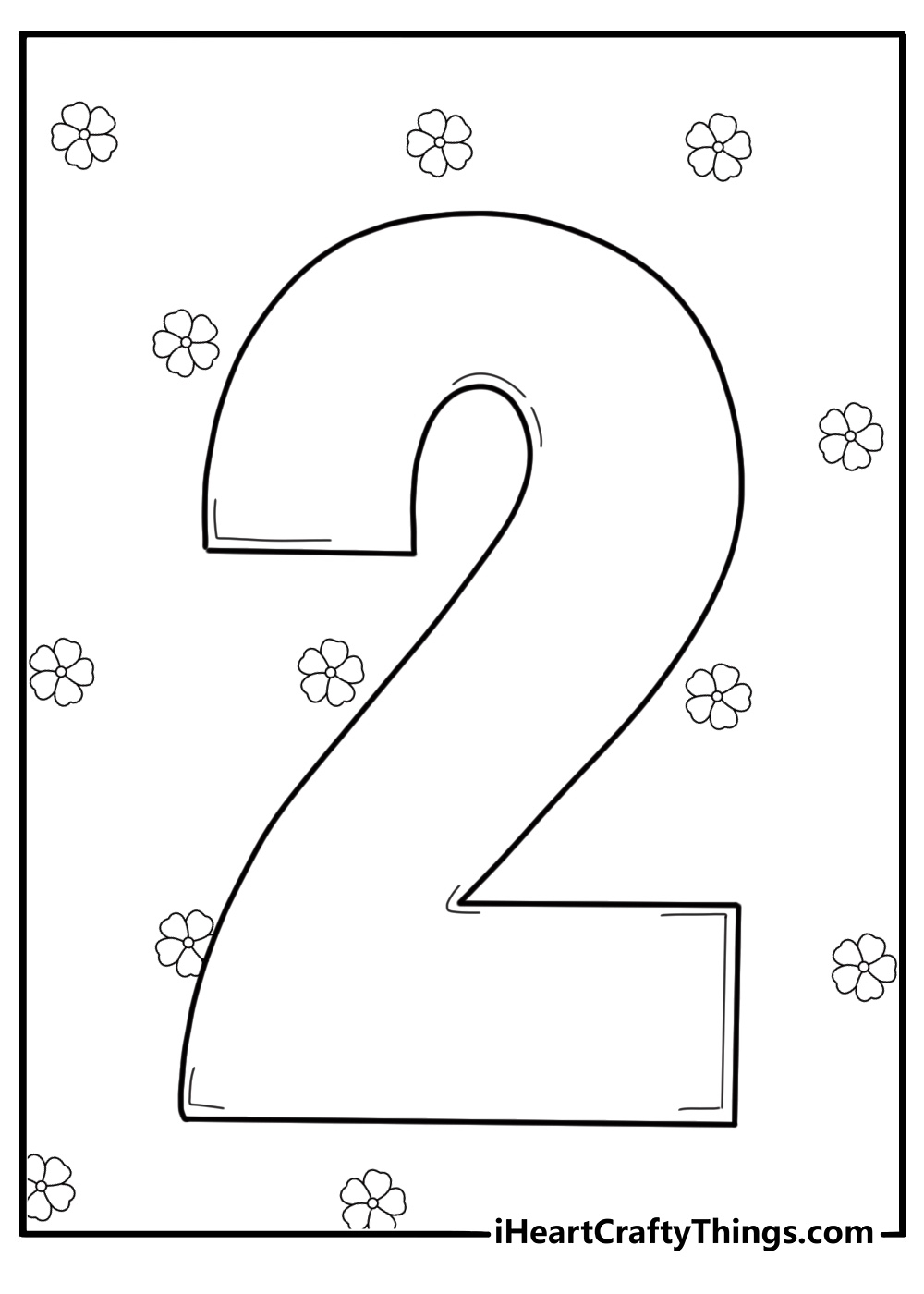 number 2 printable