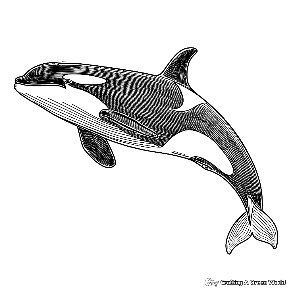 killer whale coloring page