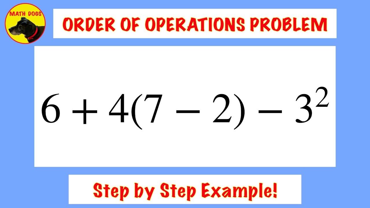 Order Of Operations Example YouTube Order Of Operations Example YouTube
