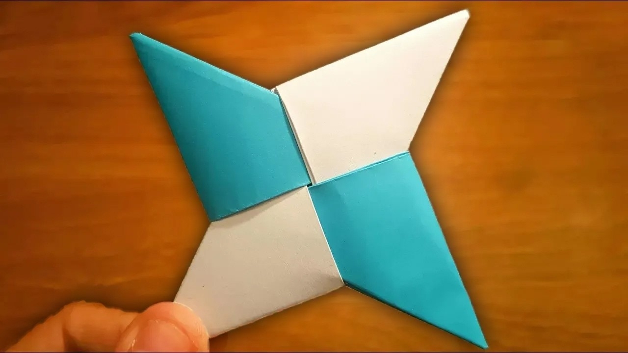 Origami Ninja Star Paper Shuriken BEST Tutorial YouTube