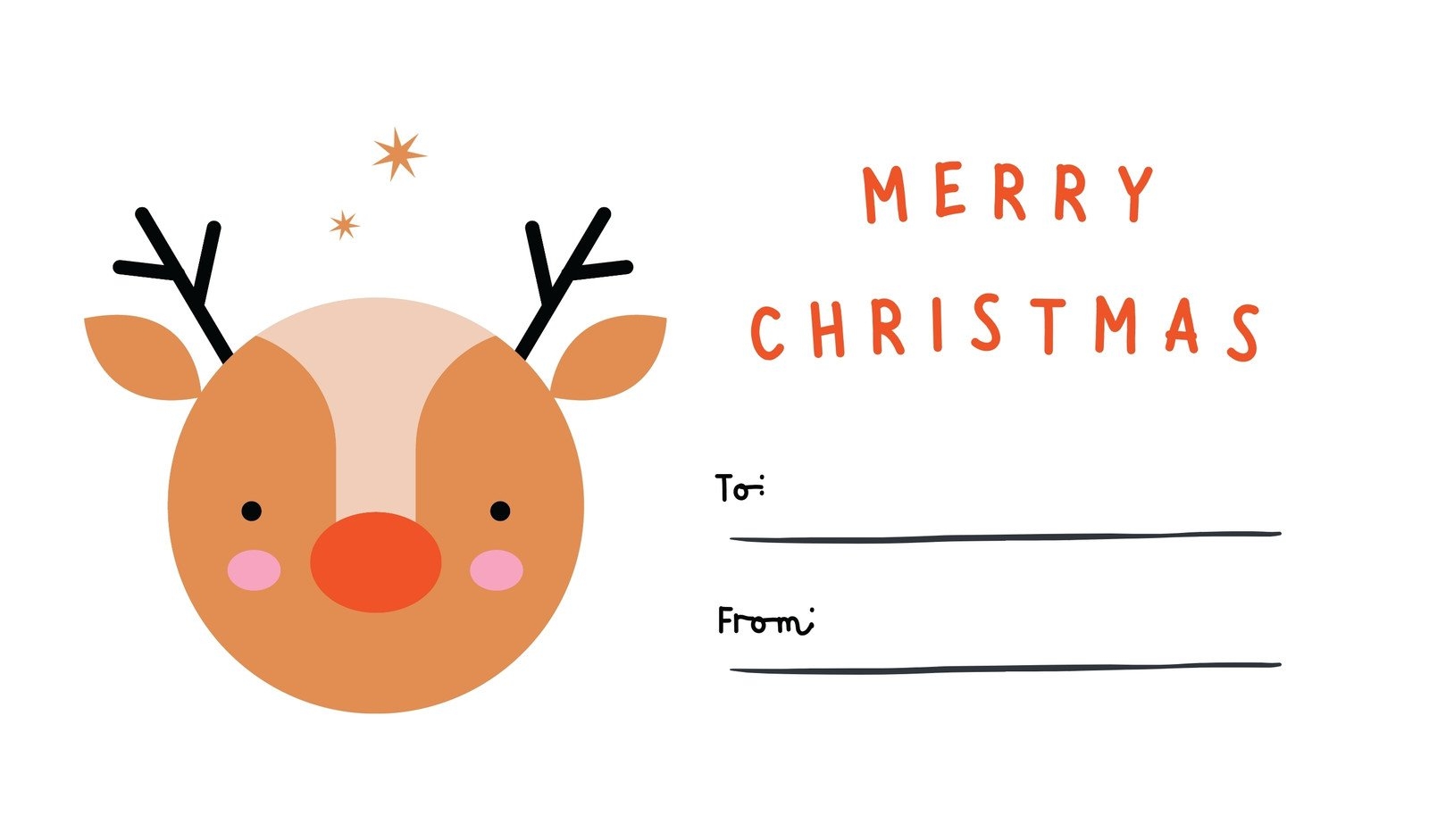 Christmas To And From Tags Printable