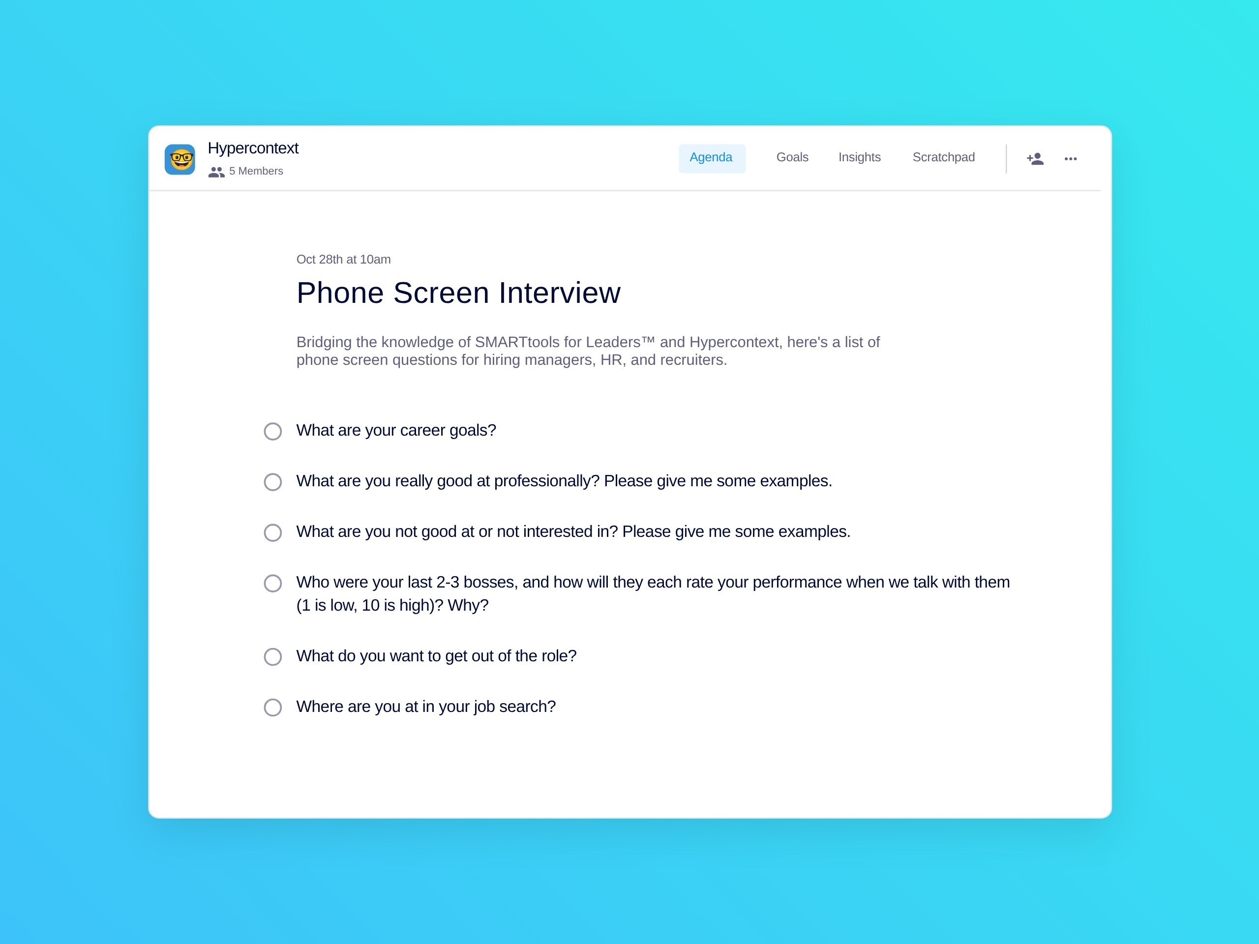 Phone Screen Interview Template 6 Topics And Ideas Spinach Phone Screen Interview Template 6 Topics And Ideas Spinach