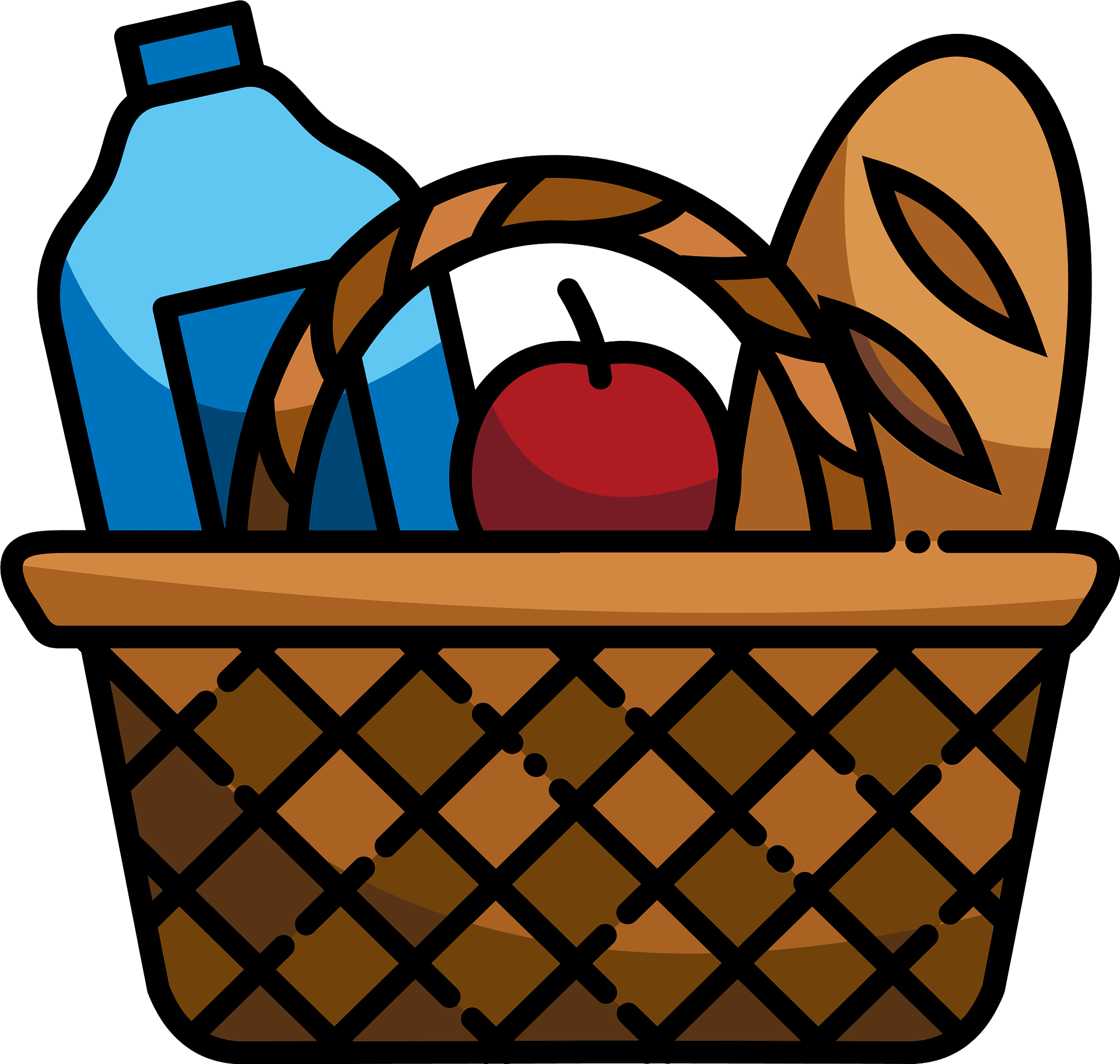 Picnic Basket Free Vector Clipart Images On Creazilla