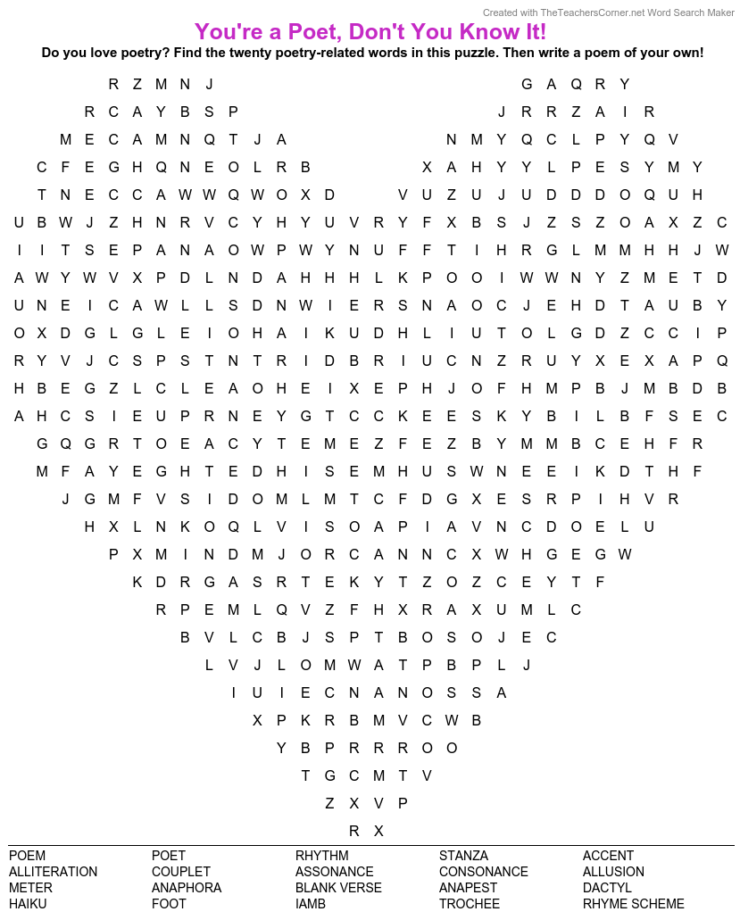 Picture Books About Poetry 