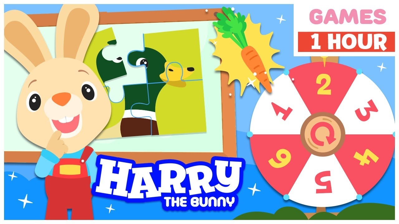 Play Baby Games W Harry The Bunny GooGoo Larry Learn Numbers Colors First Words Plush Toys YouTube