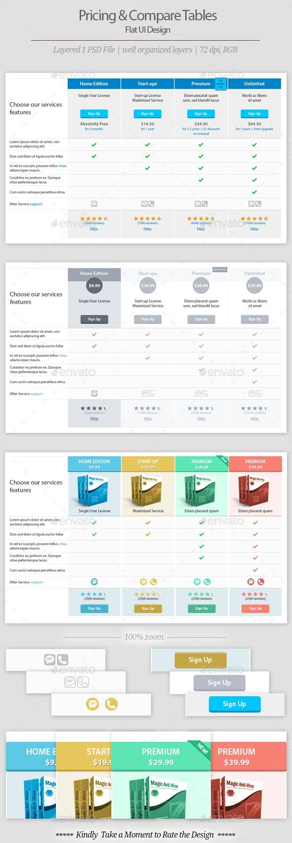 Pricing And Comparison Table Templates Pricing And Comparison Table Templates