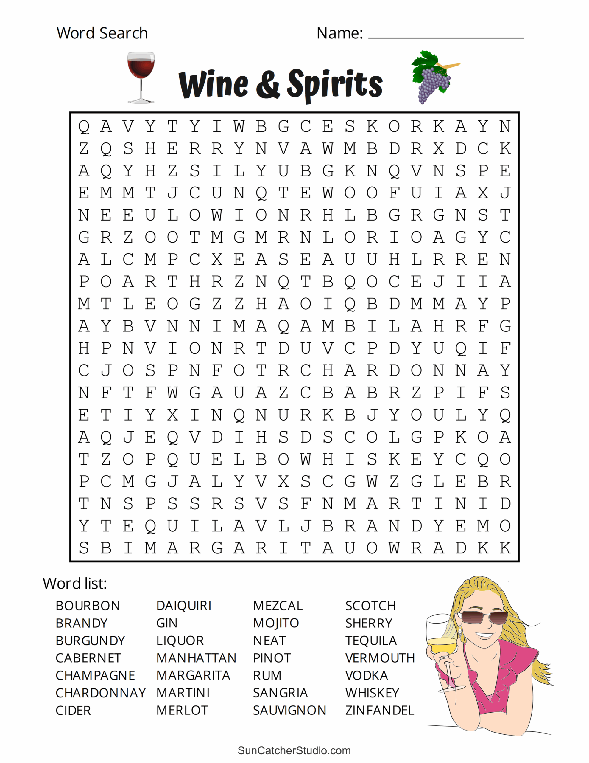find a word puzzle printable