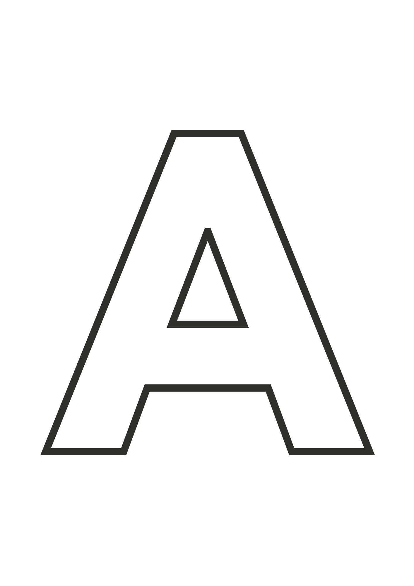 large alphabet letters