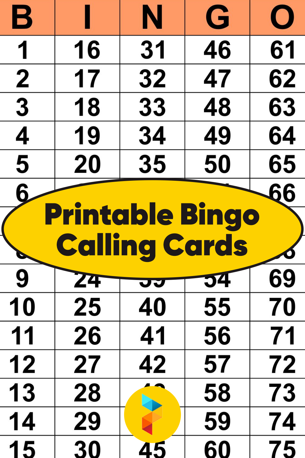 Printable Bingo Calling Cards Worksheets Library