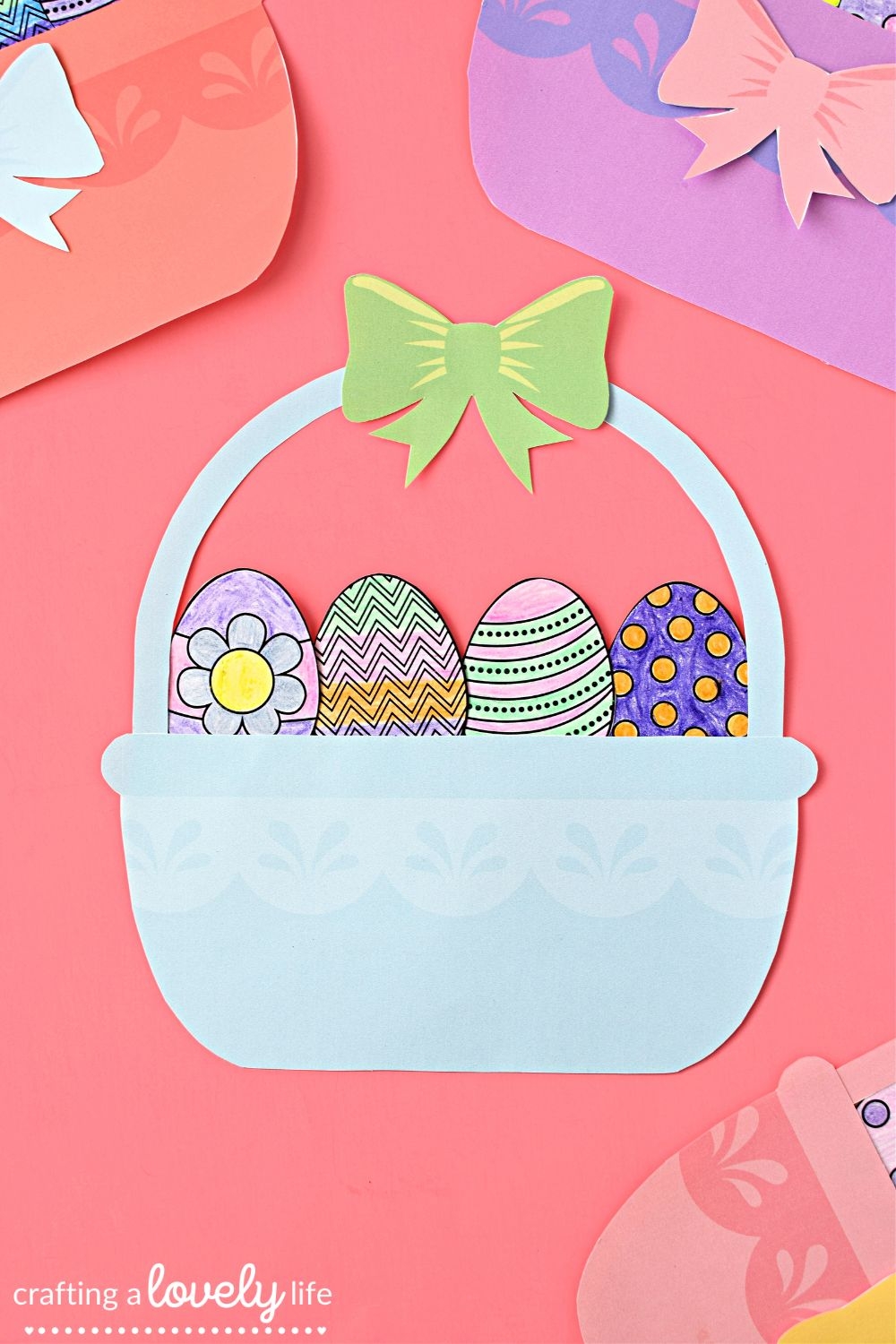 Printable Easter Easter Themed Basket Craft Ideas For Preschoolers Craft Easter Baskets Free Printable Easter