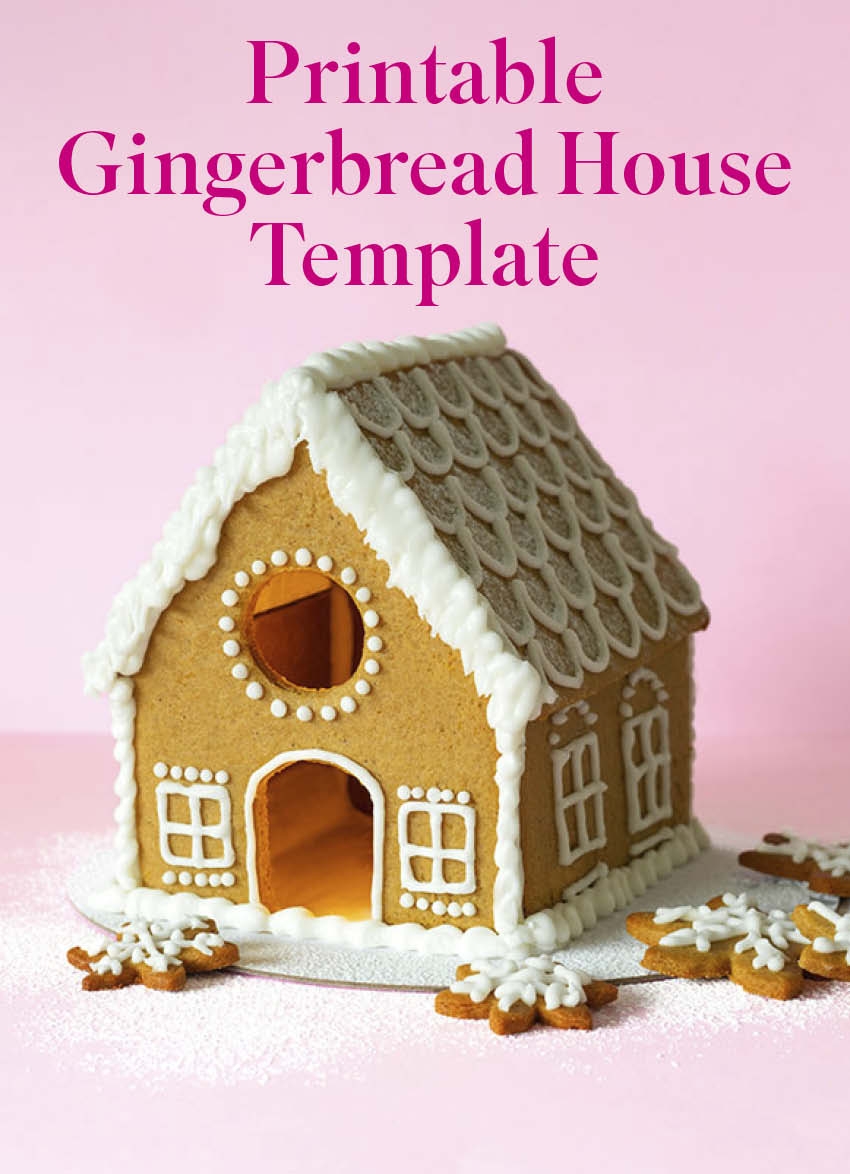 PRINTABLE GINGERBREAD HOUSE TEMPLATE Dish Magazine