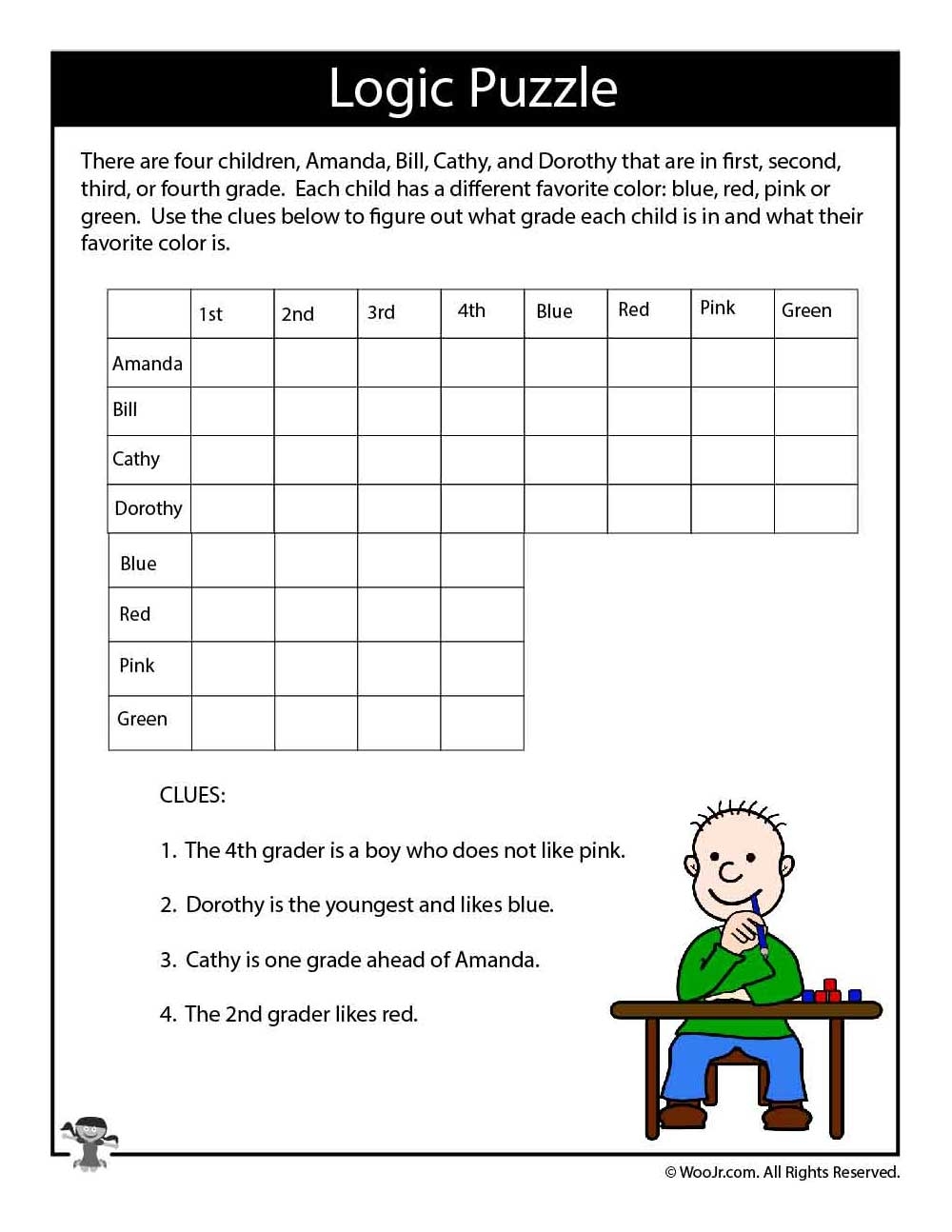 Printable Logic Puzzles For Kids Woo Jr Kids Activities Worksheets Library Printable Logic Puzzles For Kids Woo Jr Kids Activities Worksheets Library