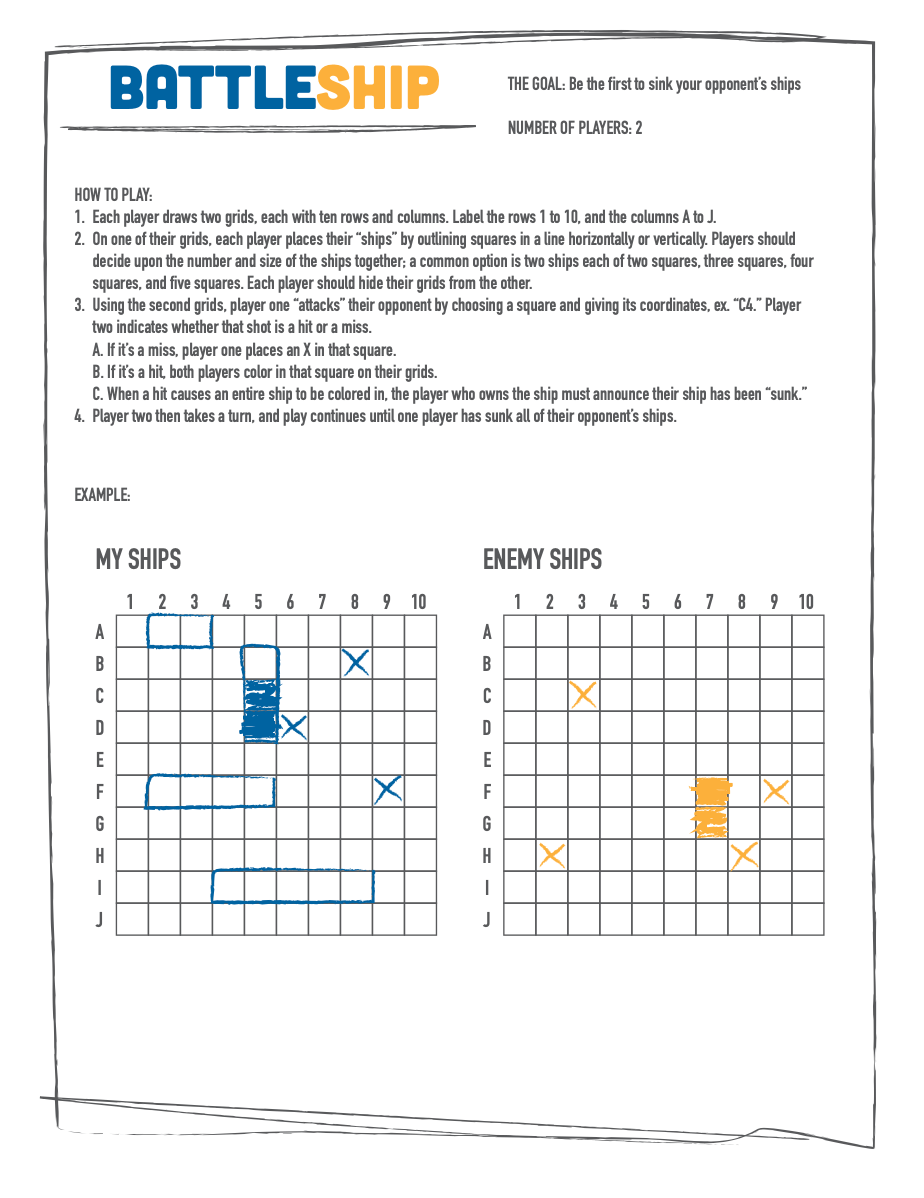 Printable Paper And Pencil Games For Adults And Kids Printable Paper And Pencil Games For Adults And Kids