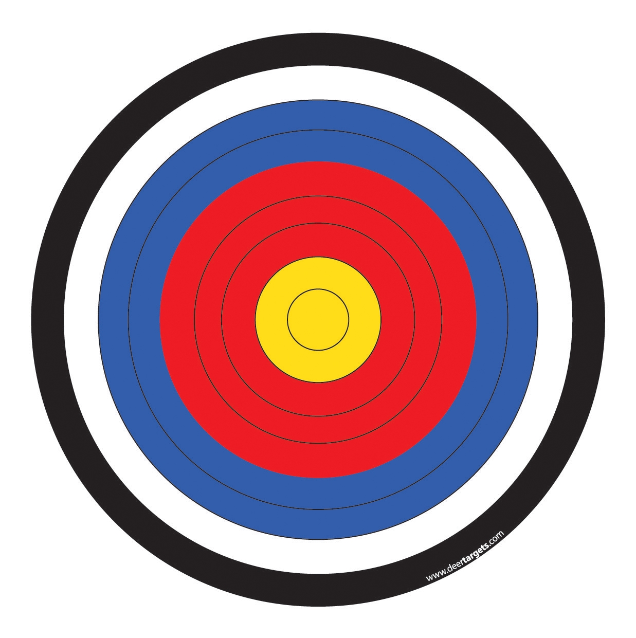 Printable Photo Prints Target Paper Targets DANAGE Archery Practice Target Face 40cm Flower
