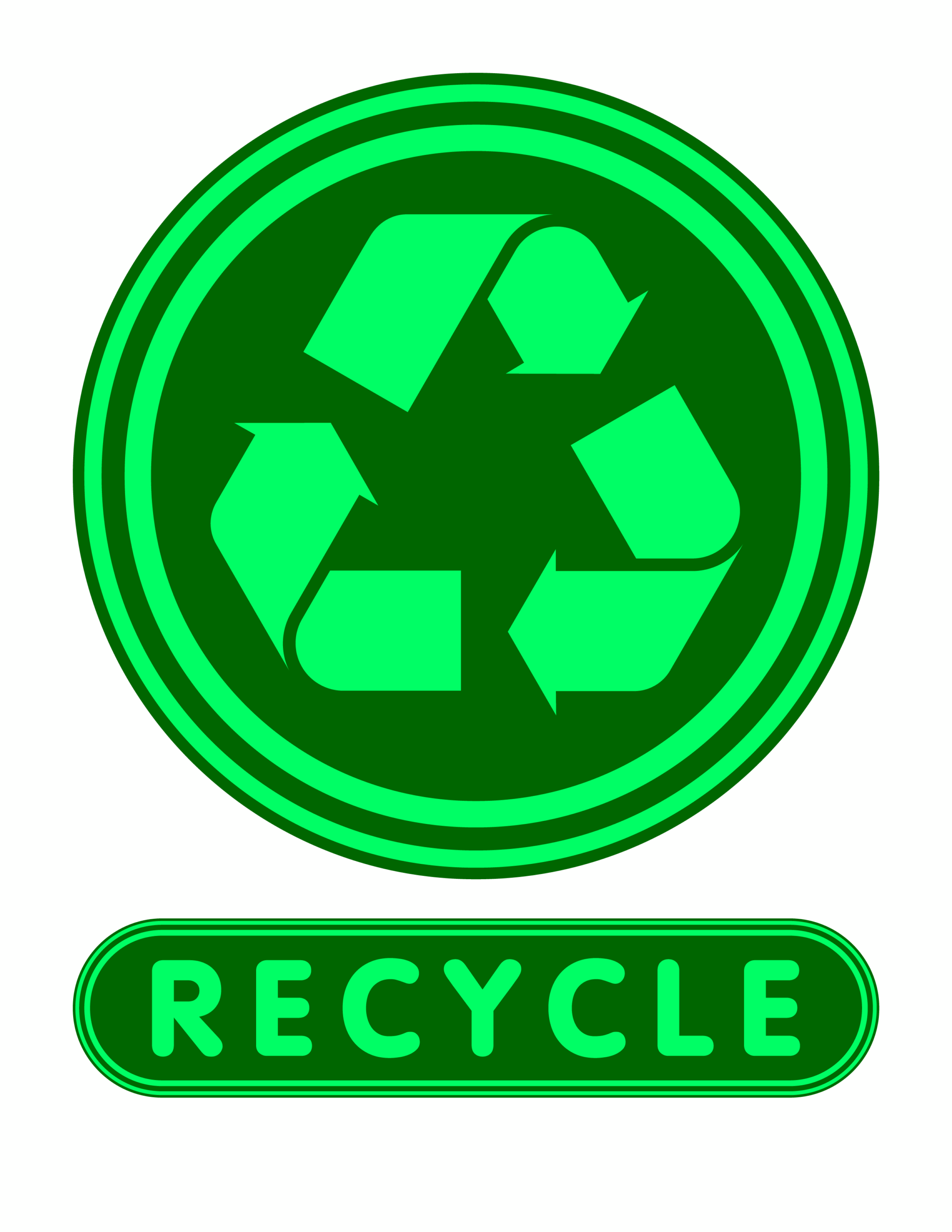 recycling symbol printable recycling symbol printable