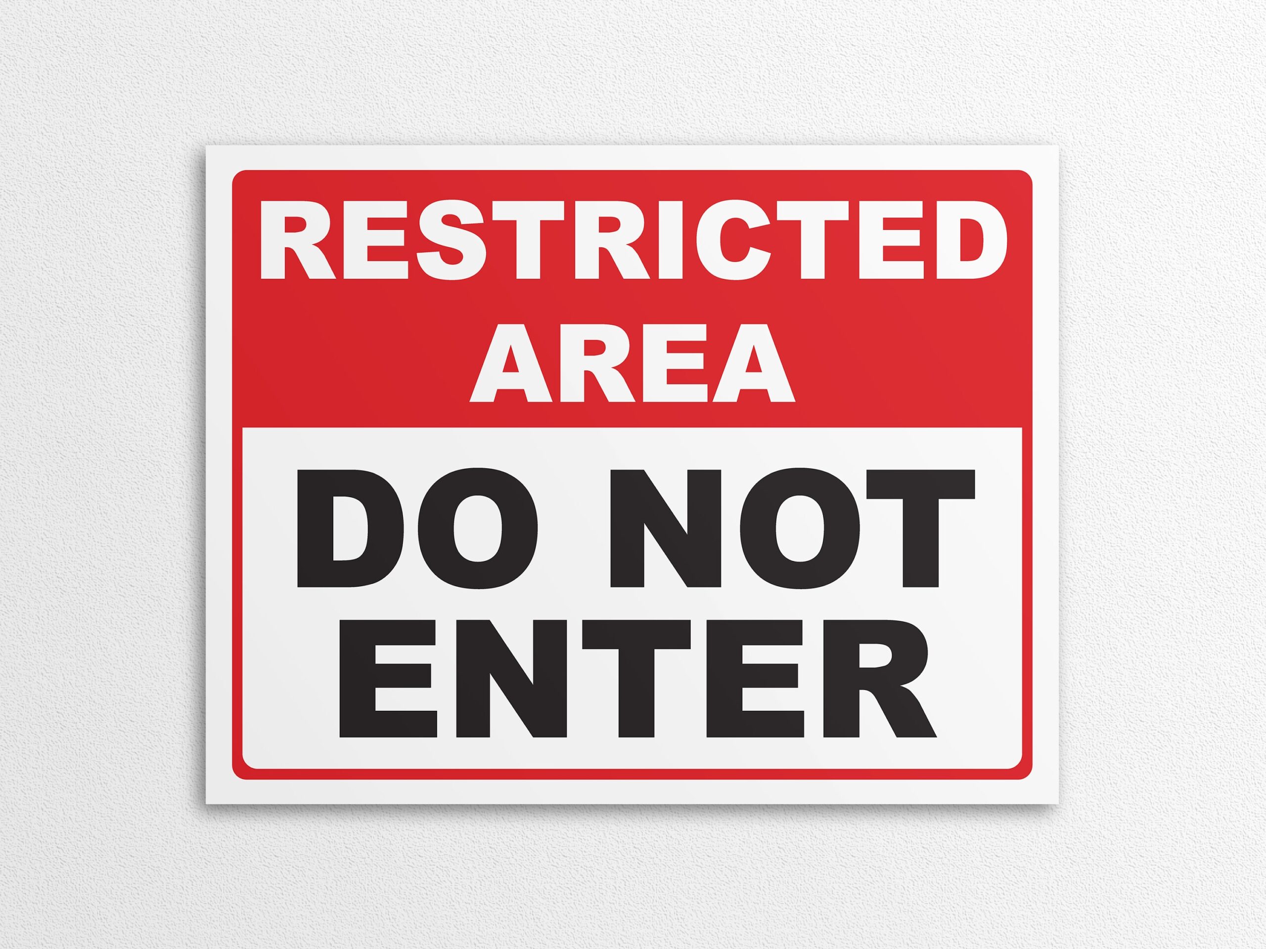 Printable Restricted Area Do Not Enter Sign PDF Etsy Printable Restricted Area Do Not Enter Sign PDF Etsy
