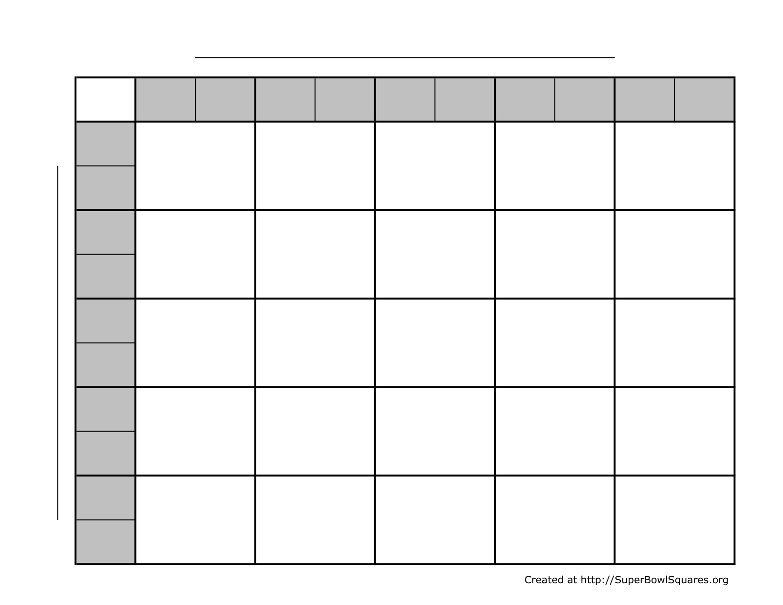Printable Super Bowl Squares Grids Ready To Use