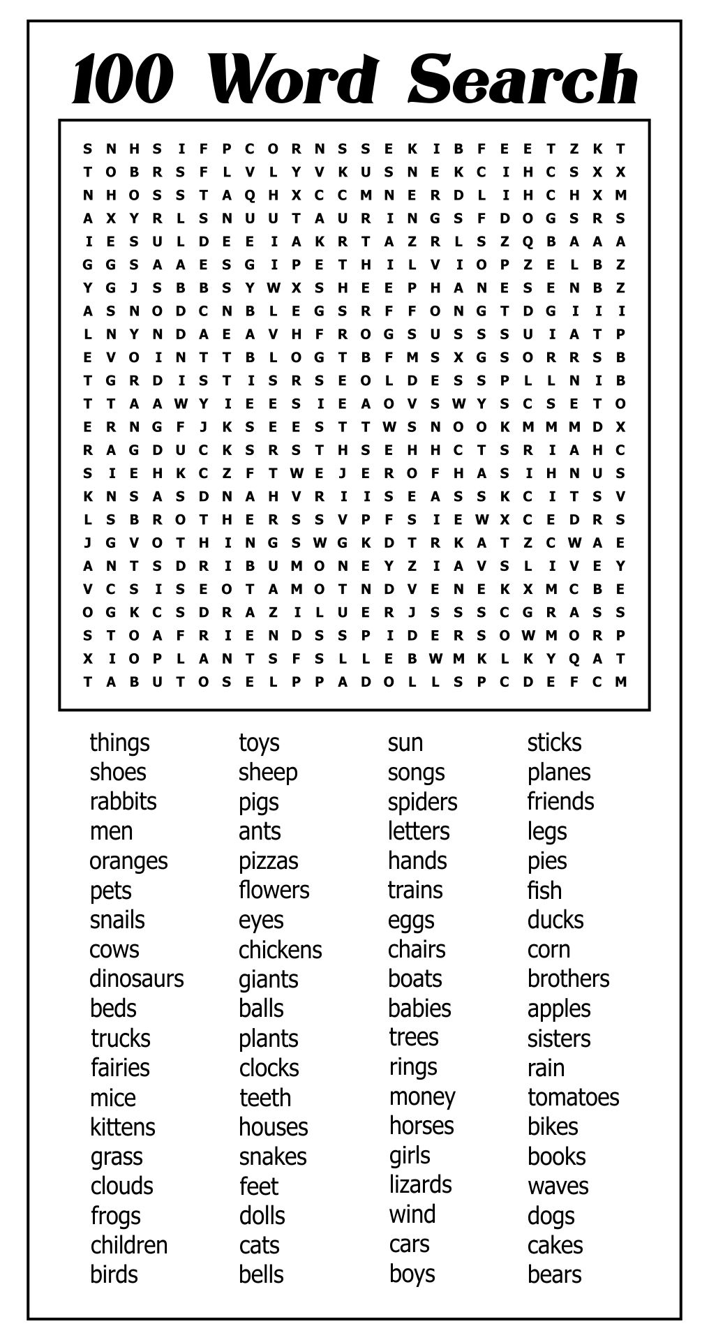 Printable Word Search Difficult Worksheets Library