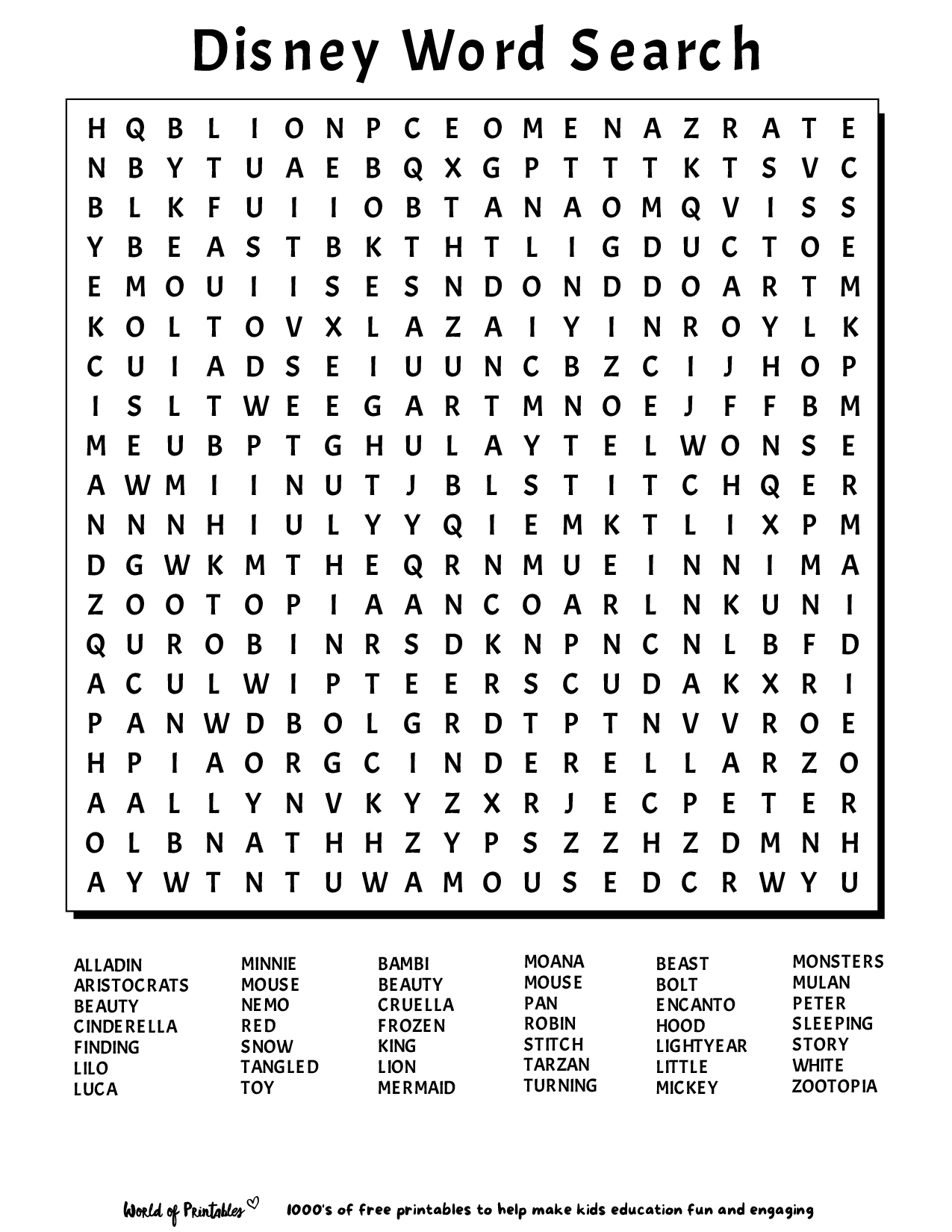 Printable Word Search World Of Printables Worksheets Library Printable Word Search World Of Printables Worksheets Library