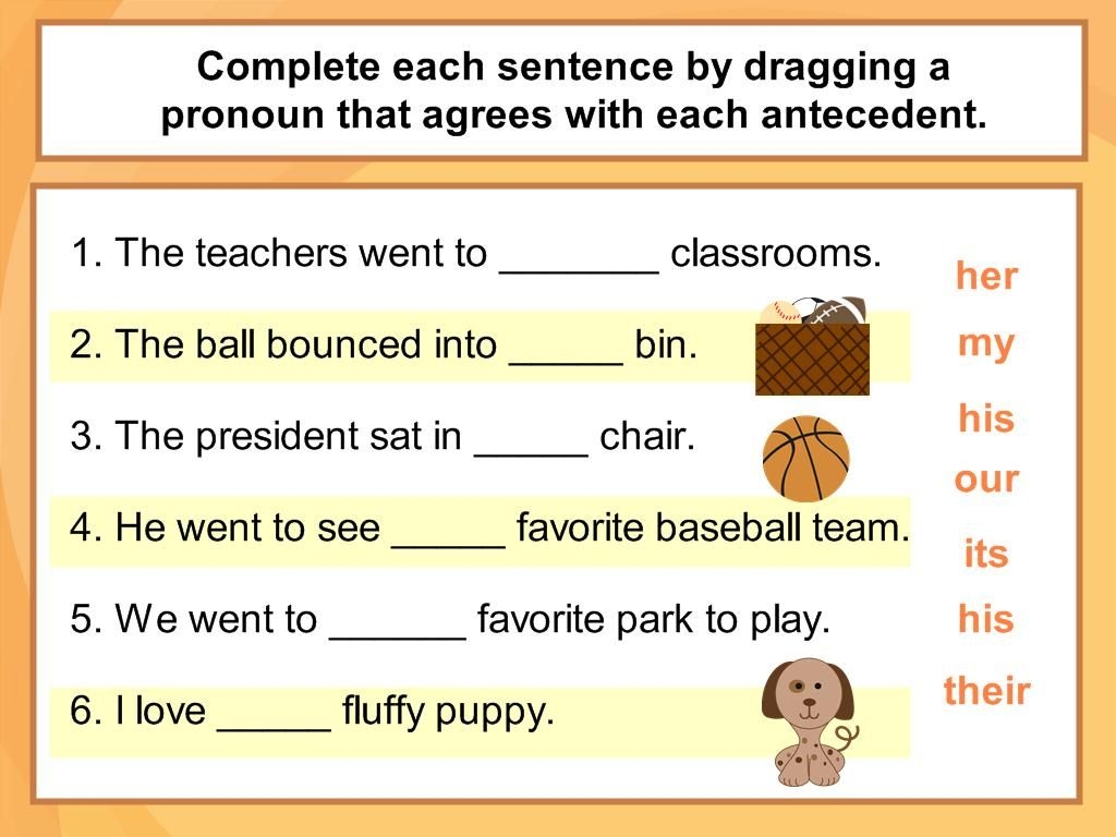Pronoun Antecedent Agreement Worksheets Review Quiz By BiblioFiles Worksheets Library