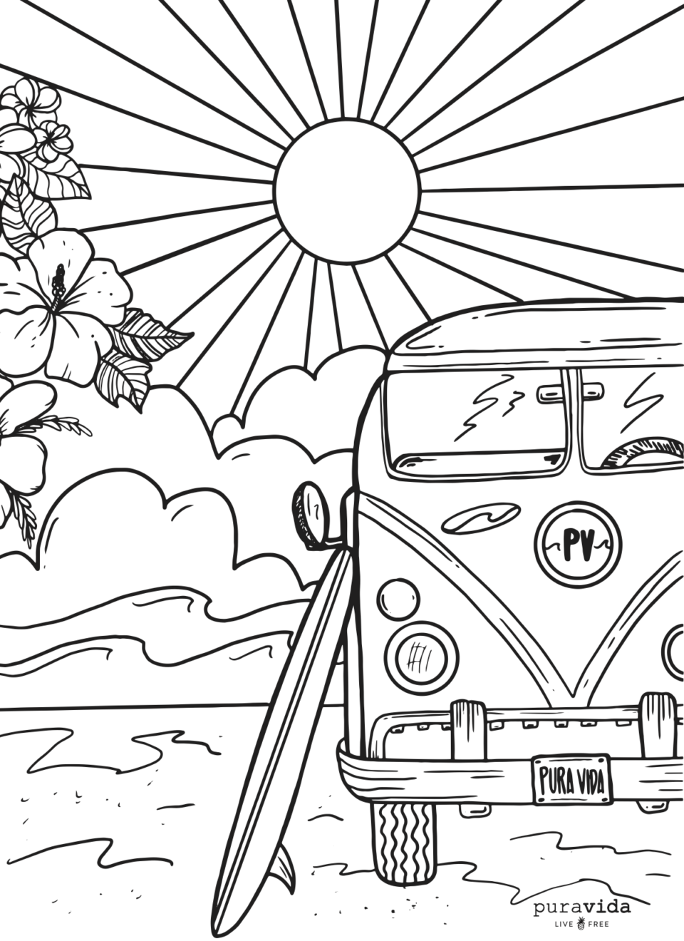 aesthetic coloring pages printable