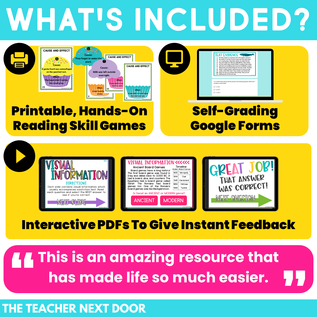 reading games for 4th grade