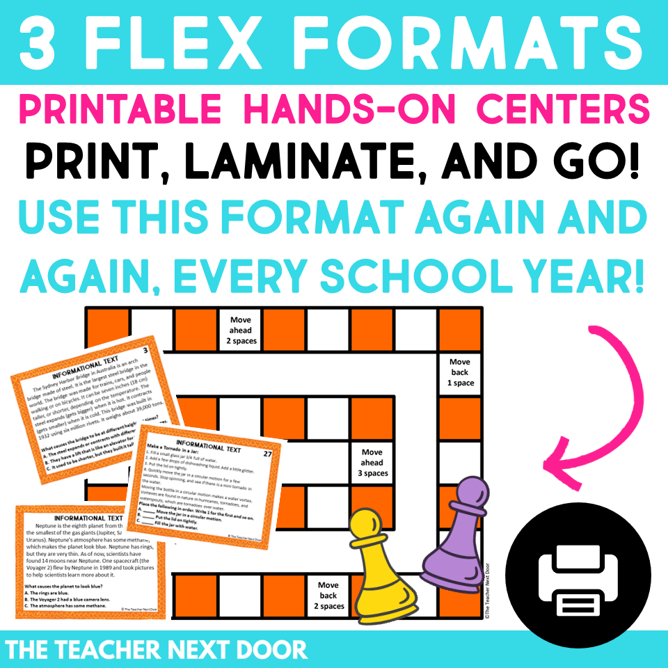Reading Comprehension Using Informational Text Center For 3rd Grade The Teacher Next Door Reading Comprehension Using Informational Text Center For 3rd Grade The Teacher Next Door