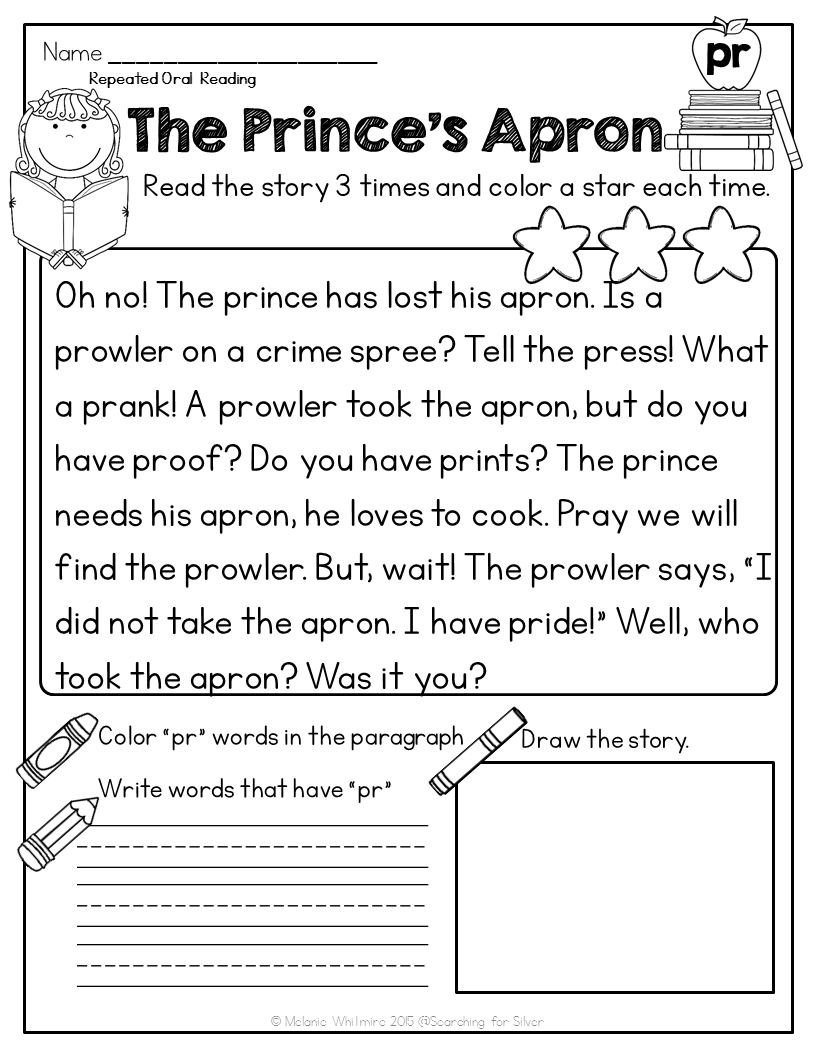 4th grade reading fluency passages