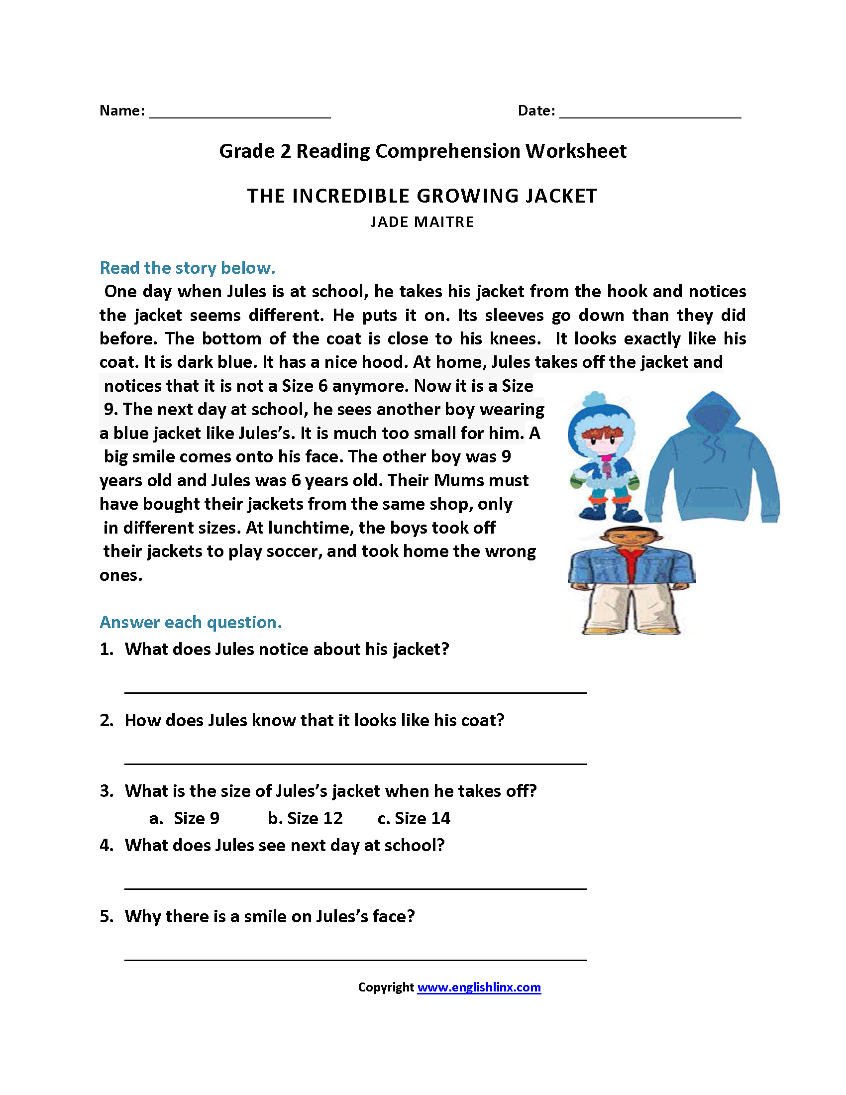 Reading Worksheets Second Grade Reading Worksheets Worksheets Library