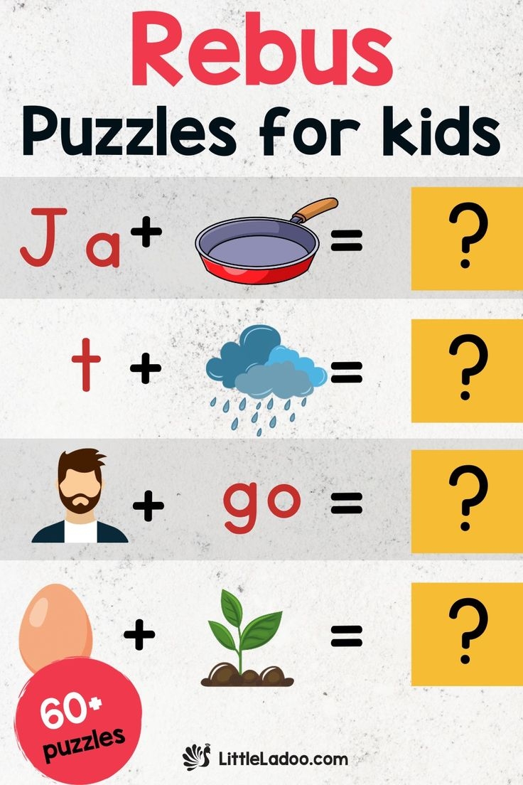 Rebus Puzzles For Kids
