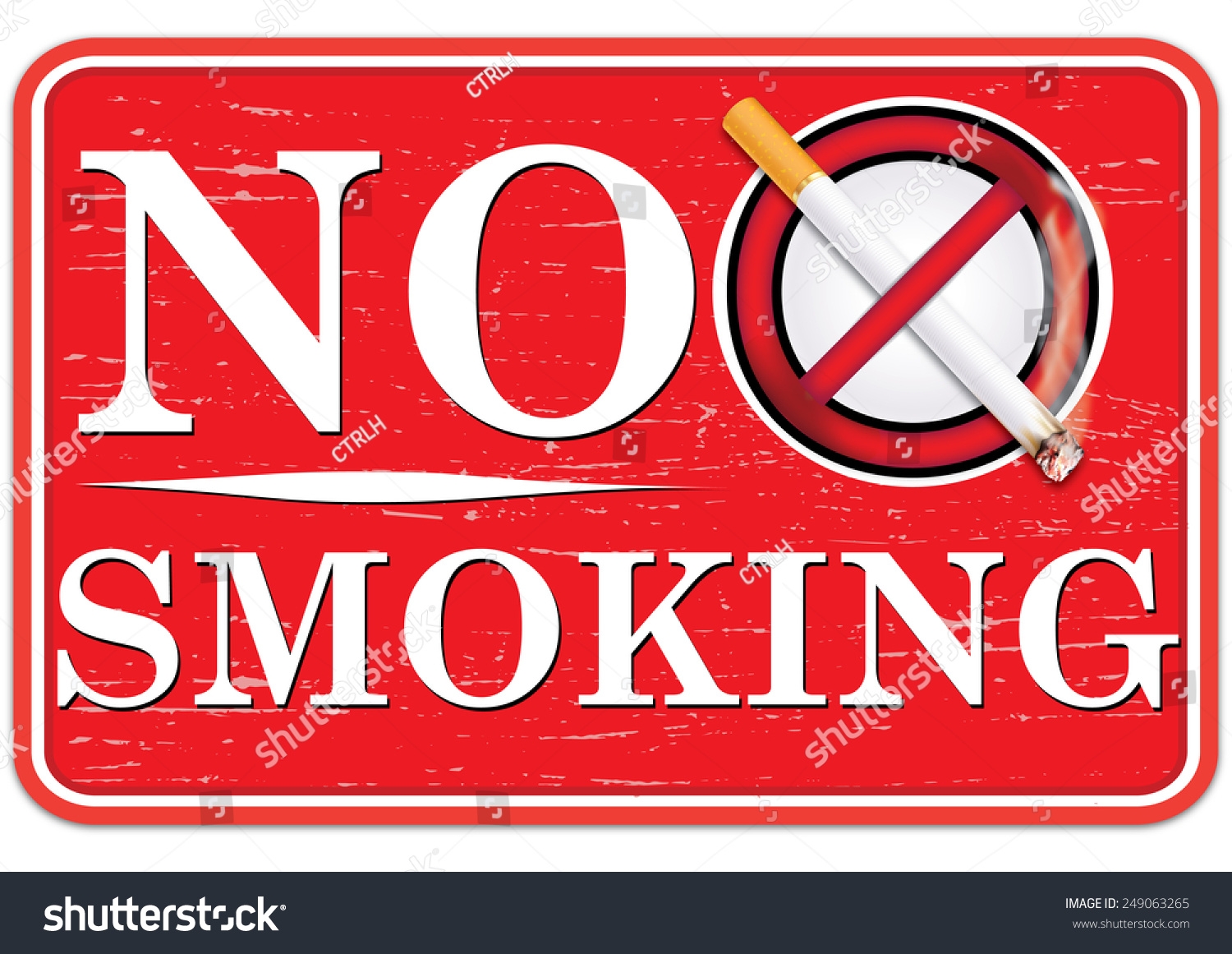 Red No Smoking Sign Print Contains Stock Illustration 249063265 Shutterstock
