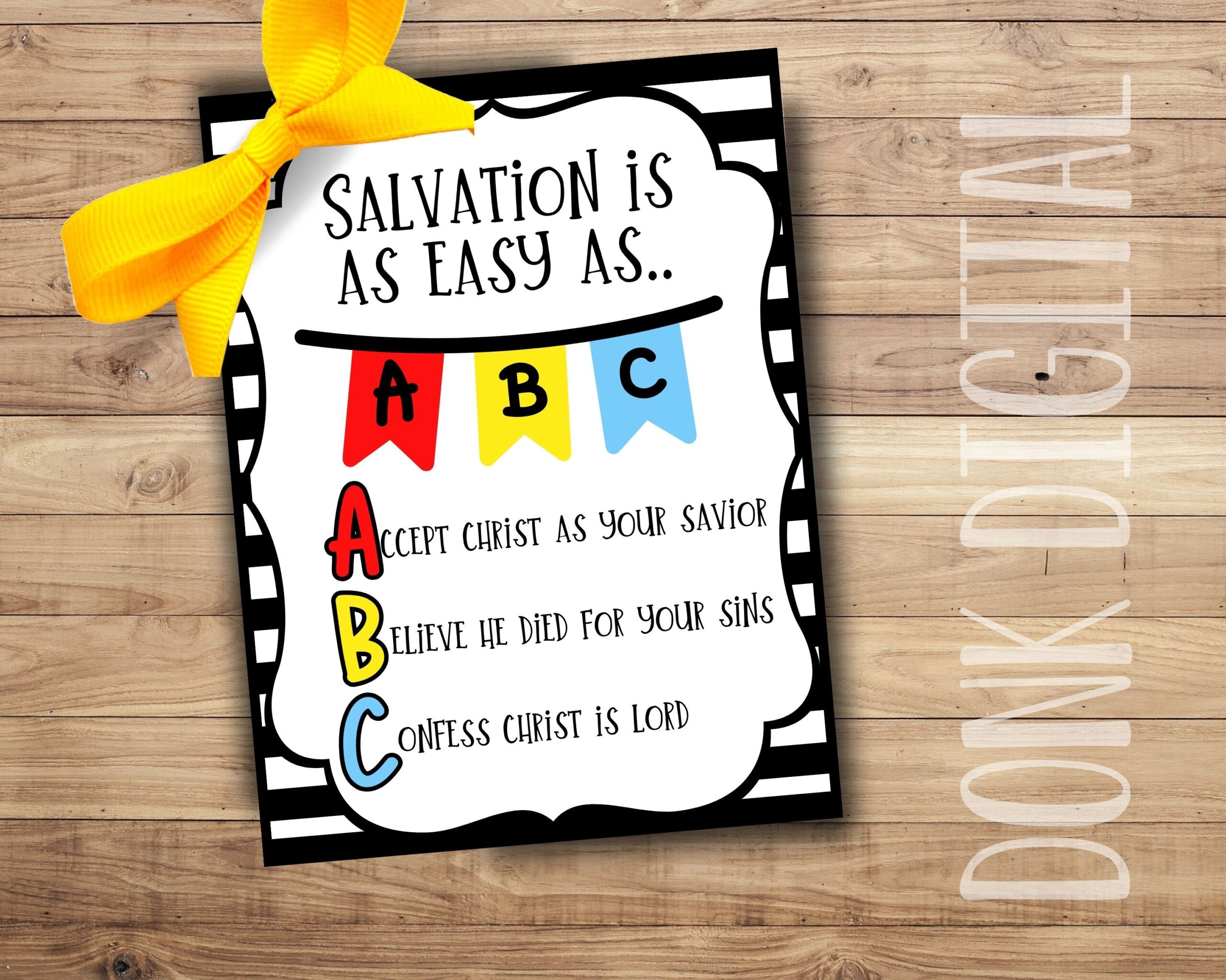 abc of salvation printable