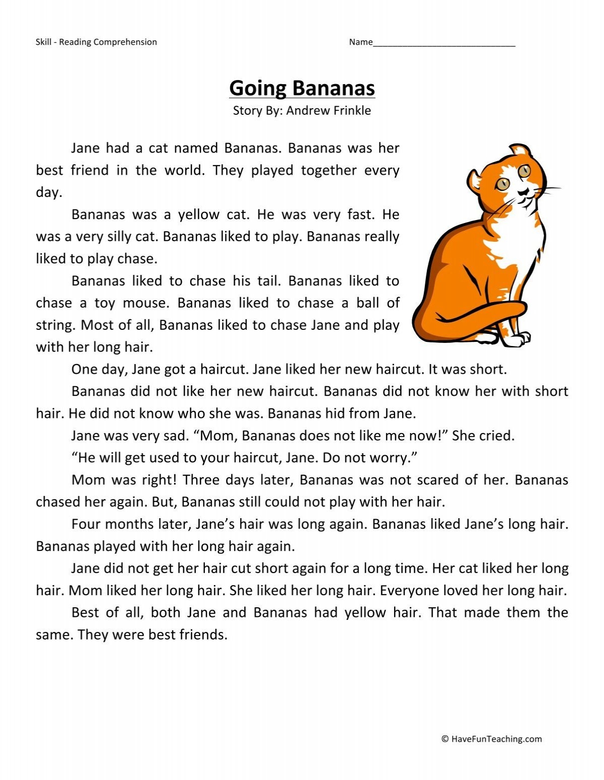 Stories For 2nd Graders