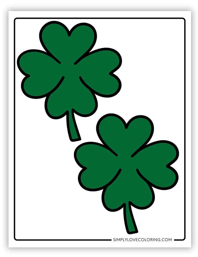 templates for shamrocks templates for shamrocks