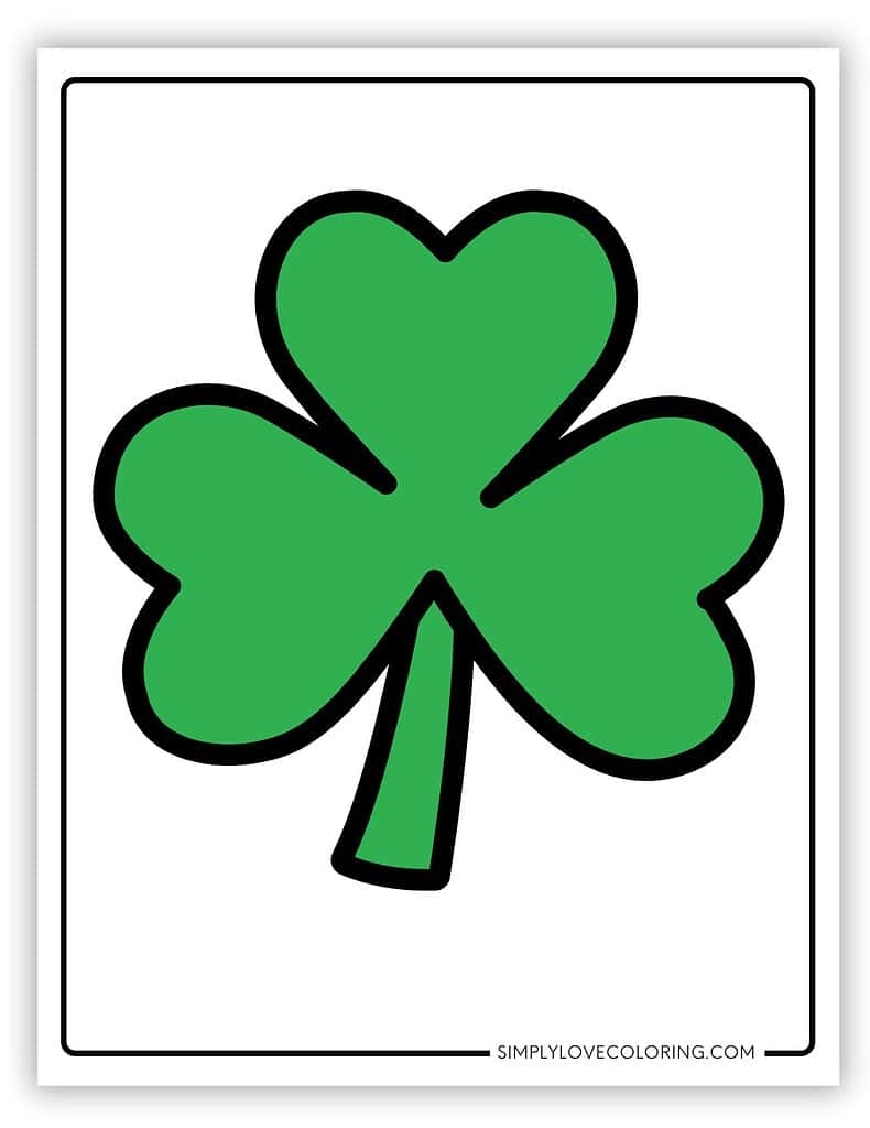 printable shamrocks