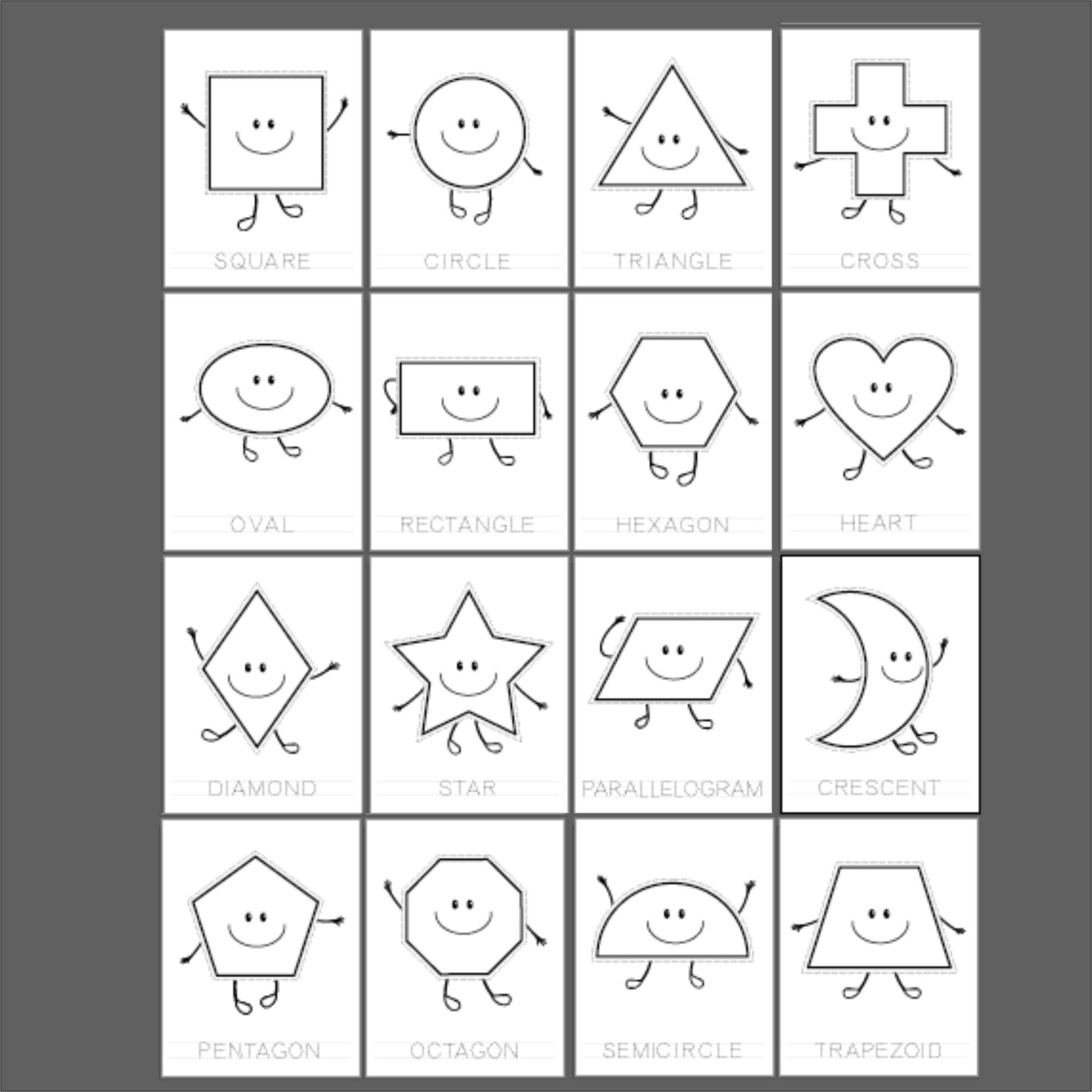 printable shapes