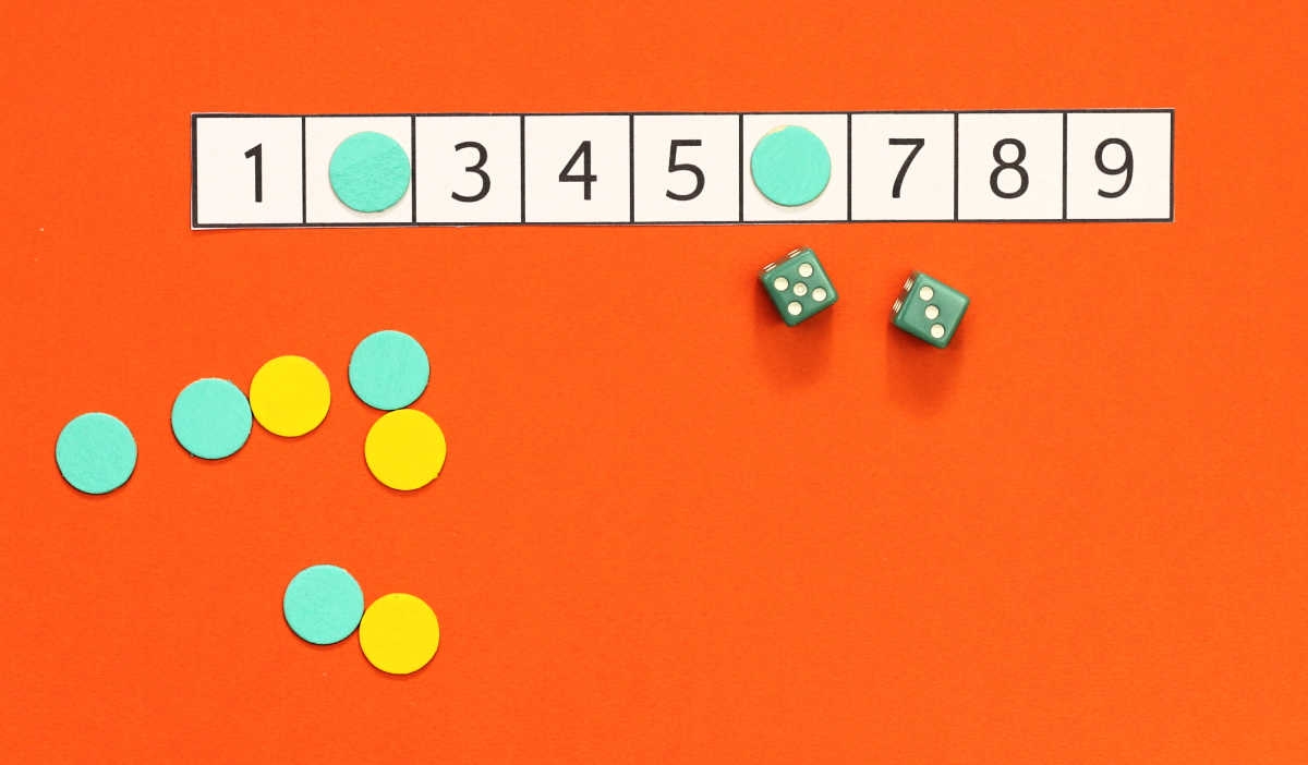 Shut The Box Printable Game Instructions And Board 