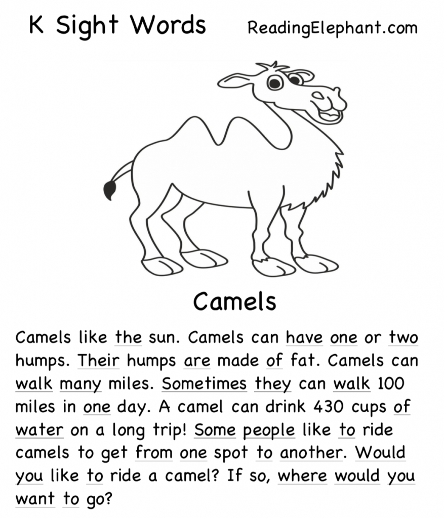 Sight Word Stories PDF Reading Elephant Sight Word Stories PDF Reading Elephant