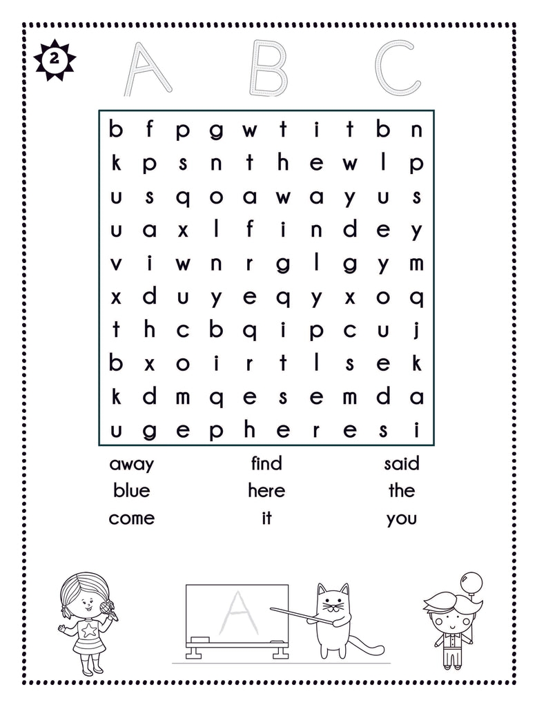 first grade word search first grade word search